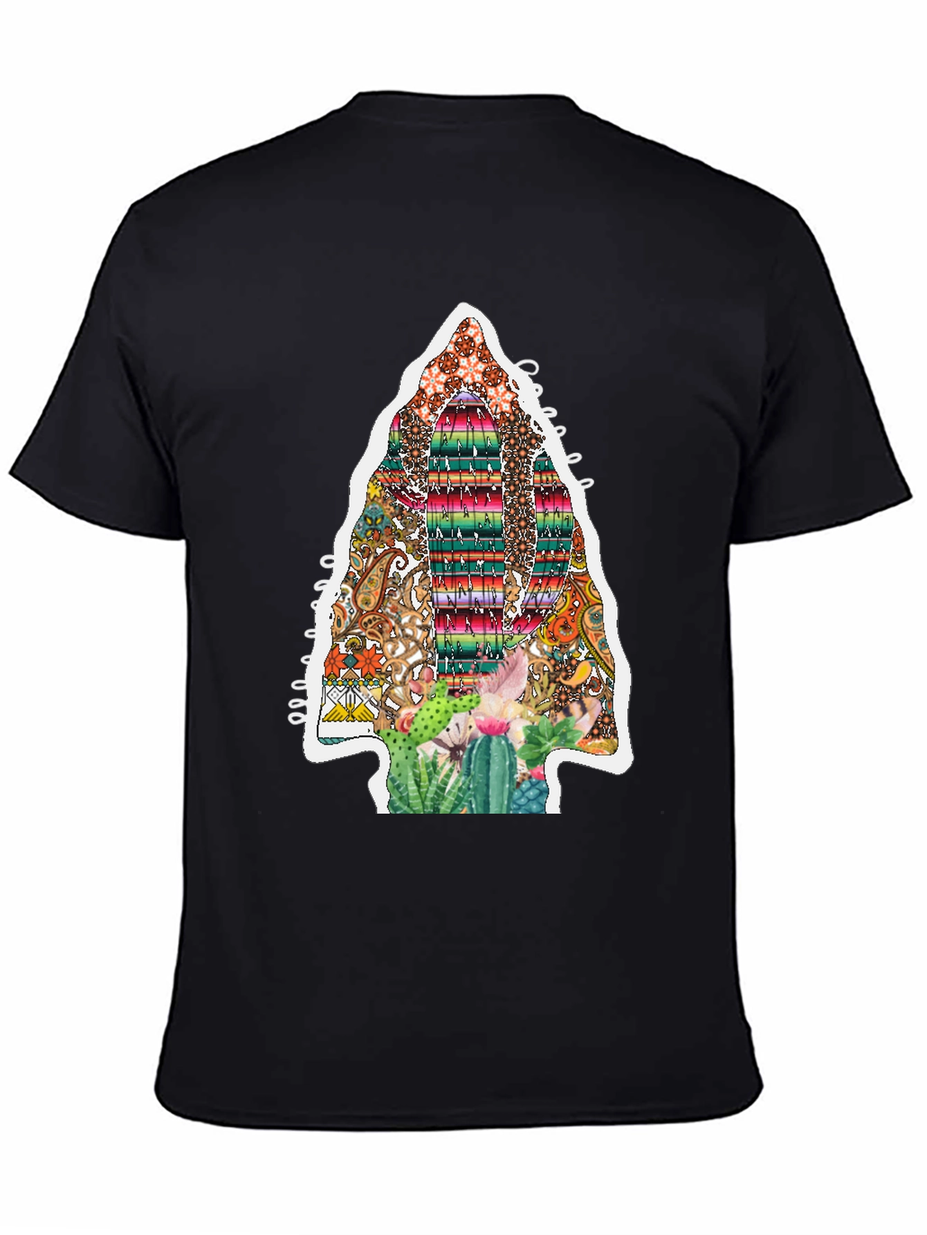 Aztec Arrowhead Cactus Graphic Tee