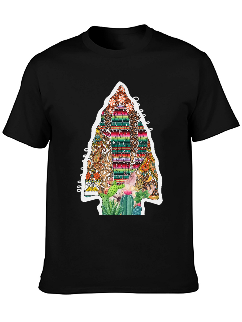 Aztec Arrowhead Cactus Graphic Tee