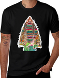 Aztec Arrowhead Cactus Graphic Tee