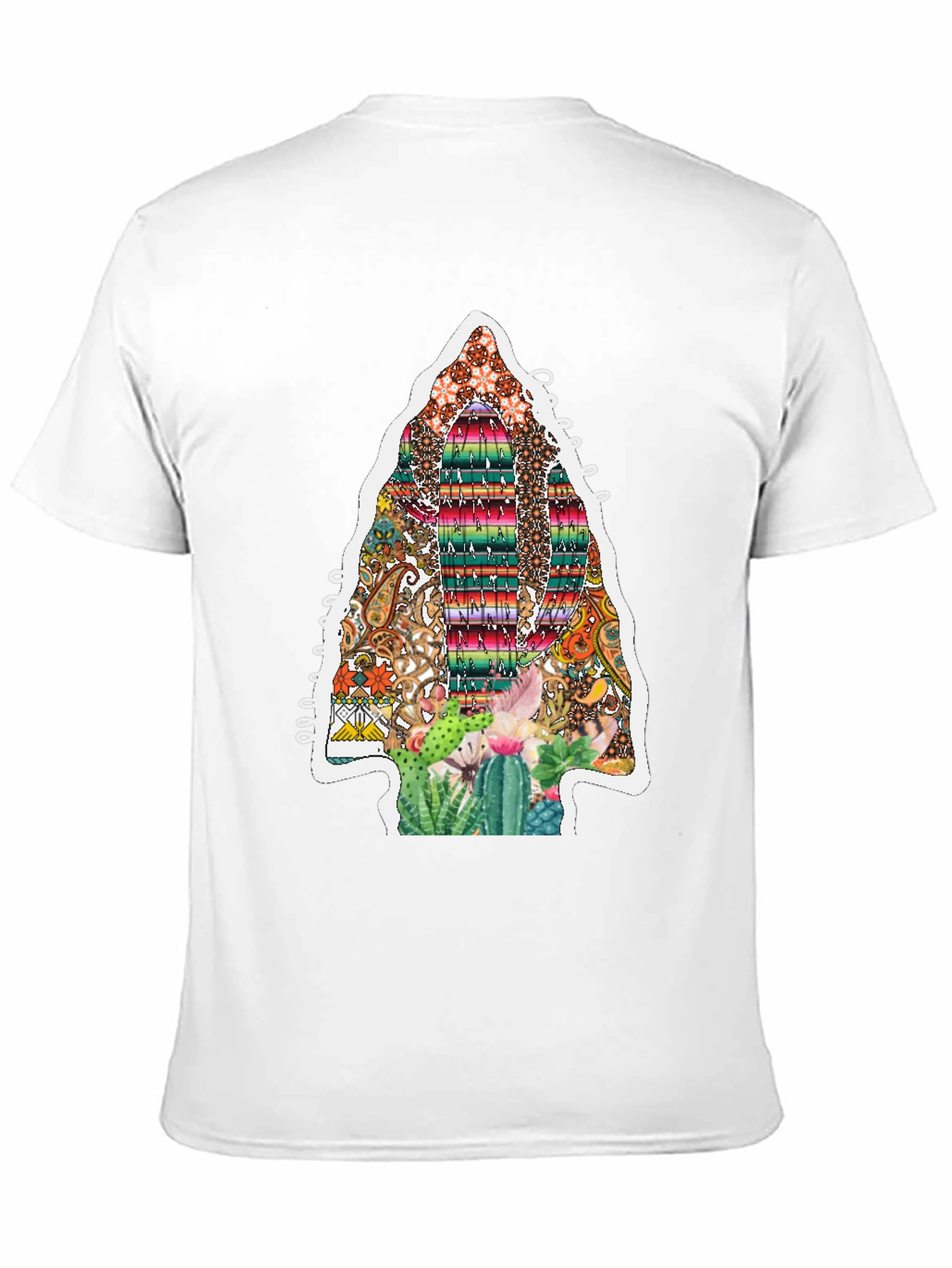 Aztec Arrowhead Cactus Graphic Tee