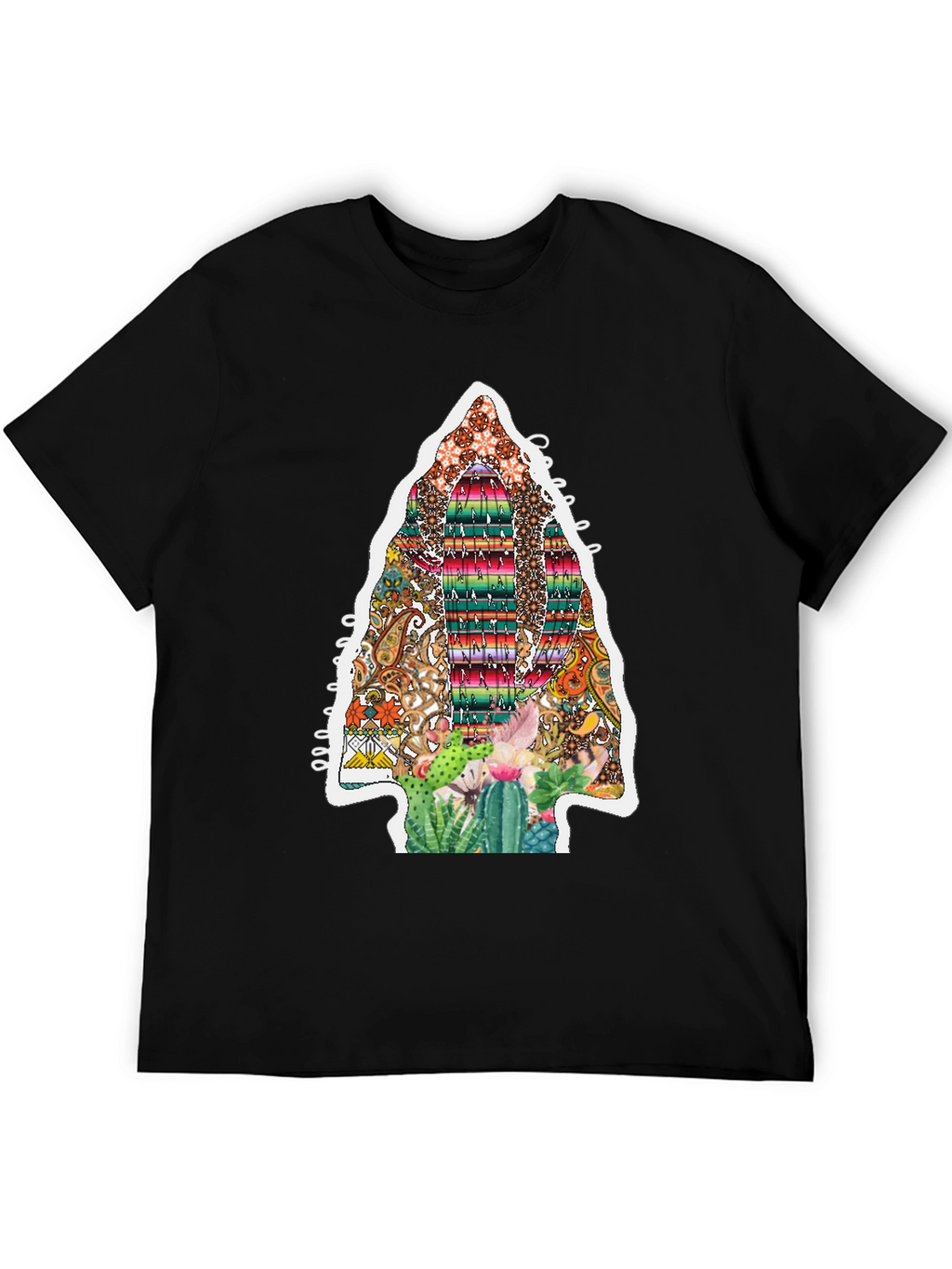 Aztec Arrowhead Cactus Graphic Tee