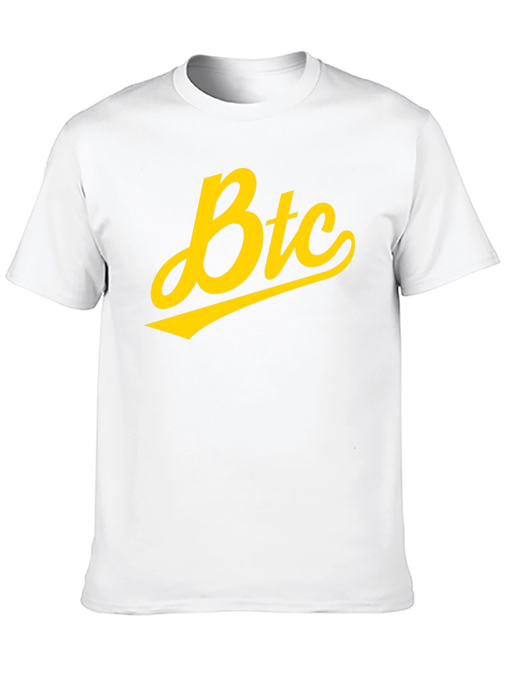 BTC T-Shirt - Black with Yellow Graphic