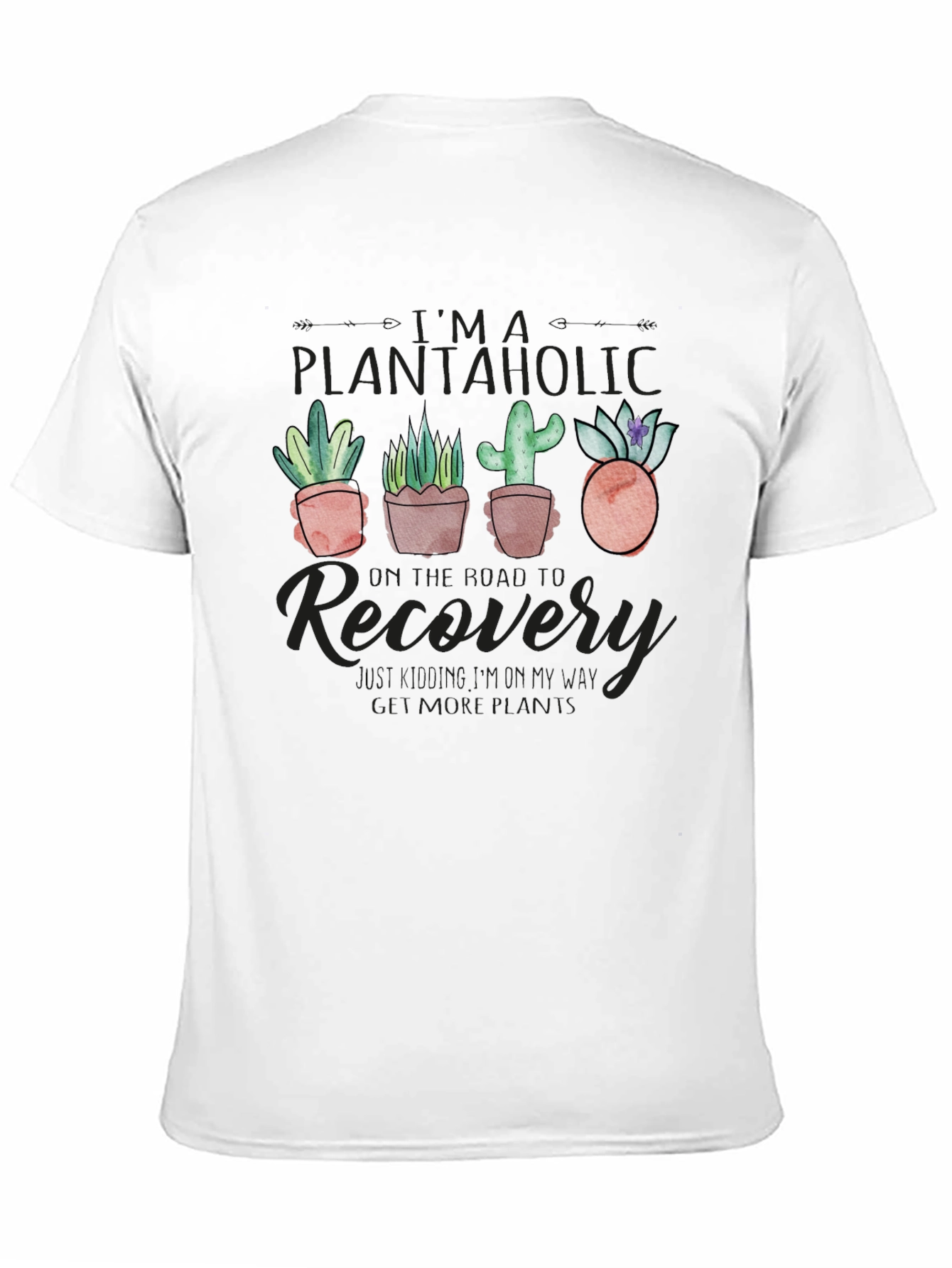 Plantaholic Recovery Graphic Tee