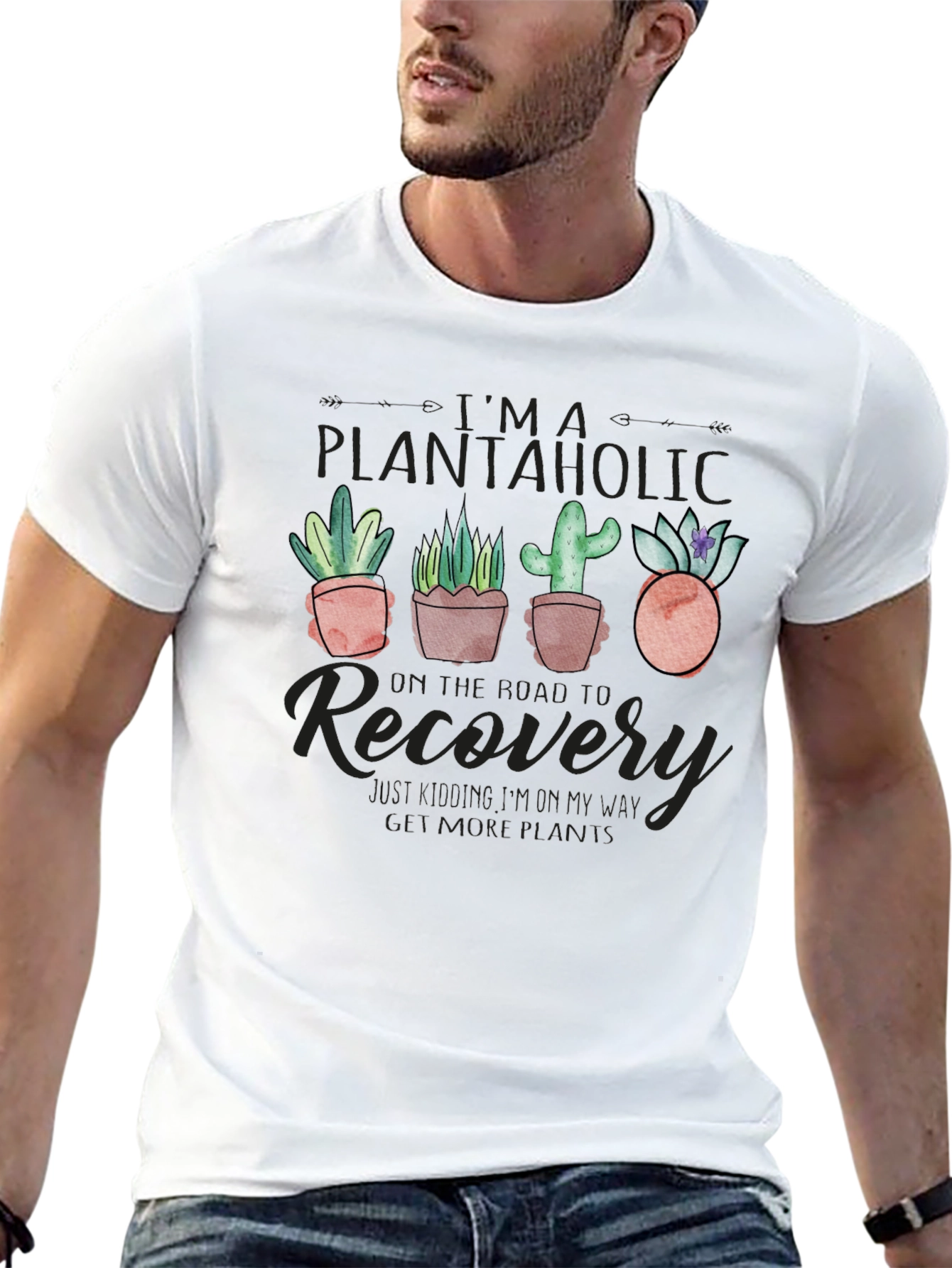 Plantaholic Recovery Graphic Tee