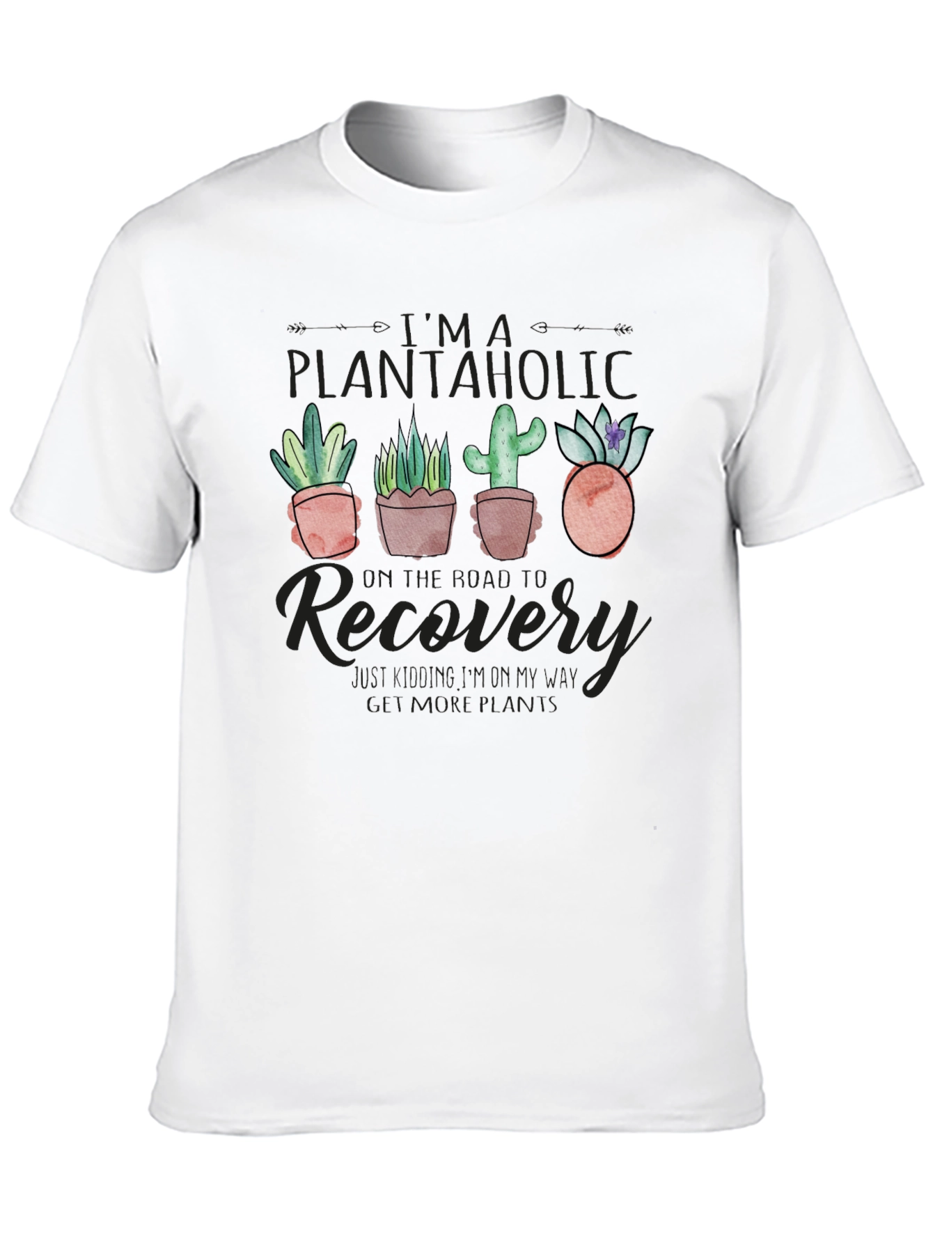 Plantaholic Recovery Graphic Tee