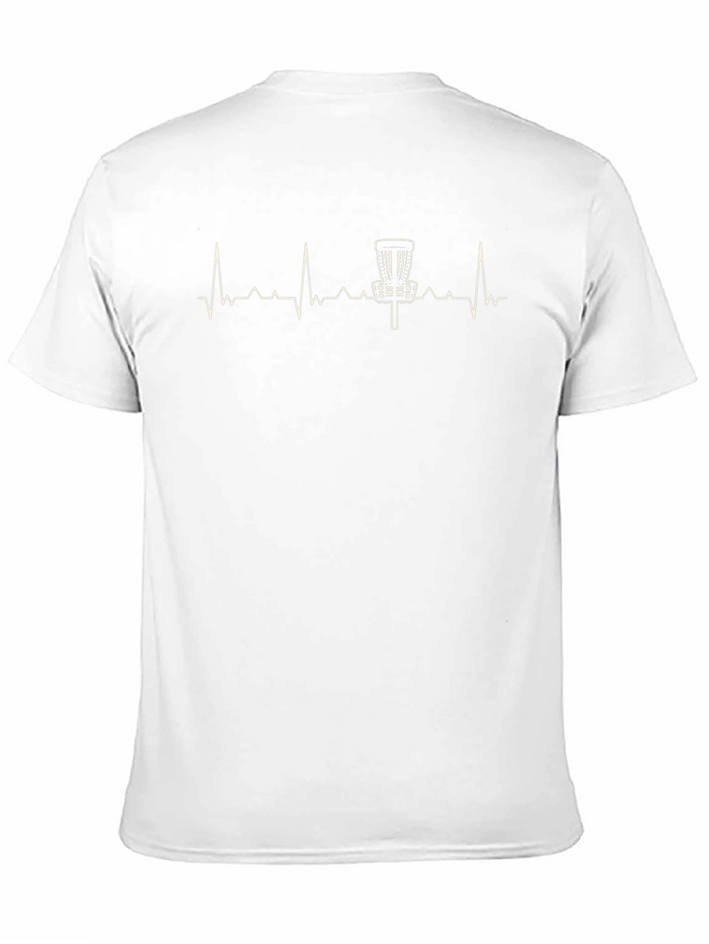 Disc Golf Heartbeat T-Shirt - Black