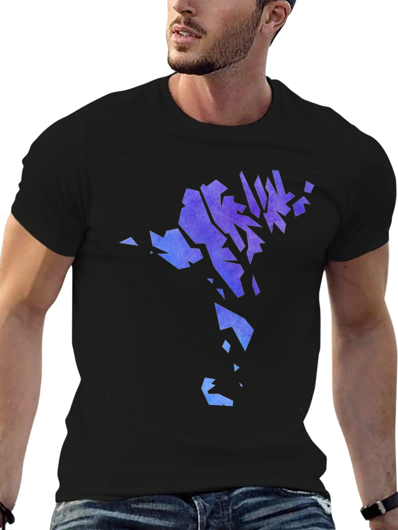 Faroe Islands Map T-Shirt - Black Crew Neck Tee