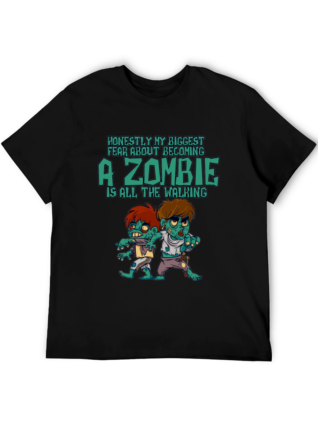 Zombie Walking Graphic T-Shirt