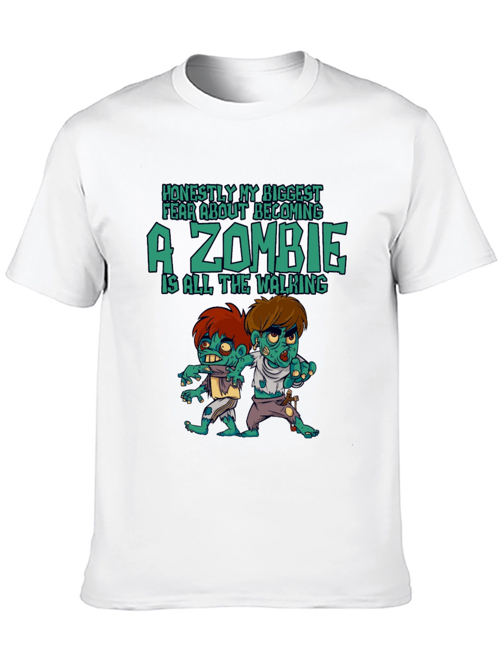 Zombie Walking Graphic T-Shirt