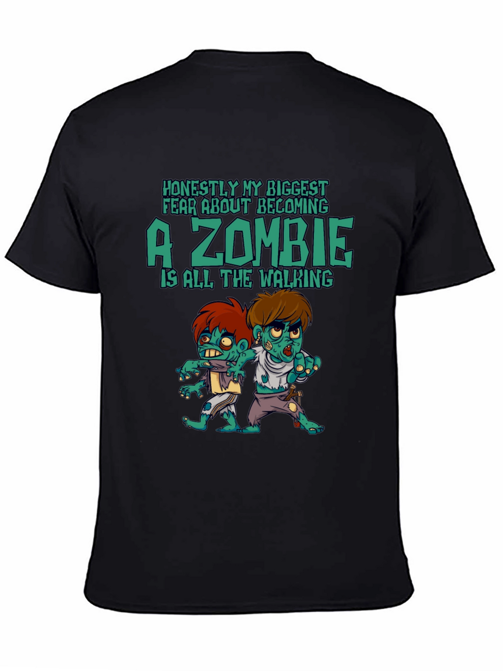 Zombie Walking Graphic T-Shirt
