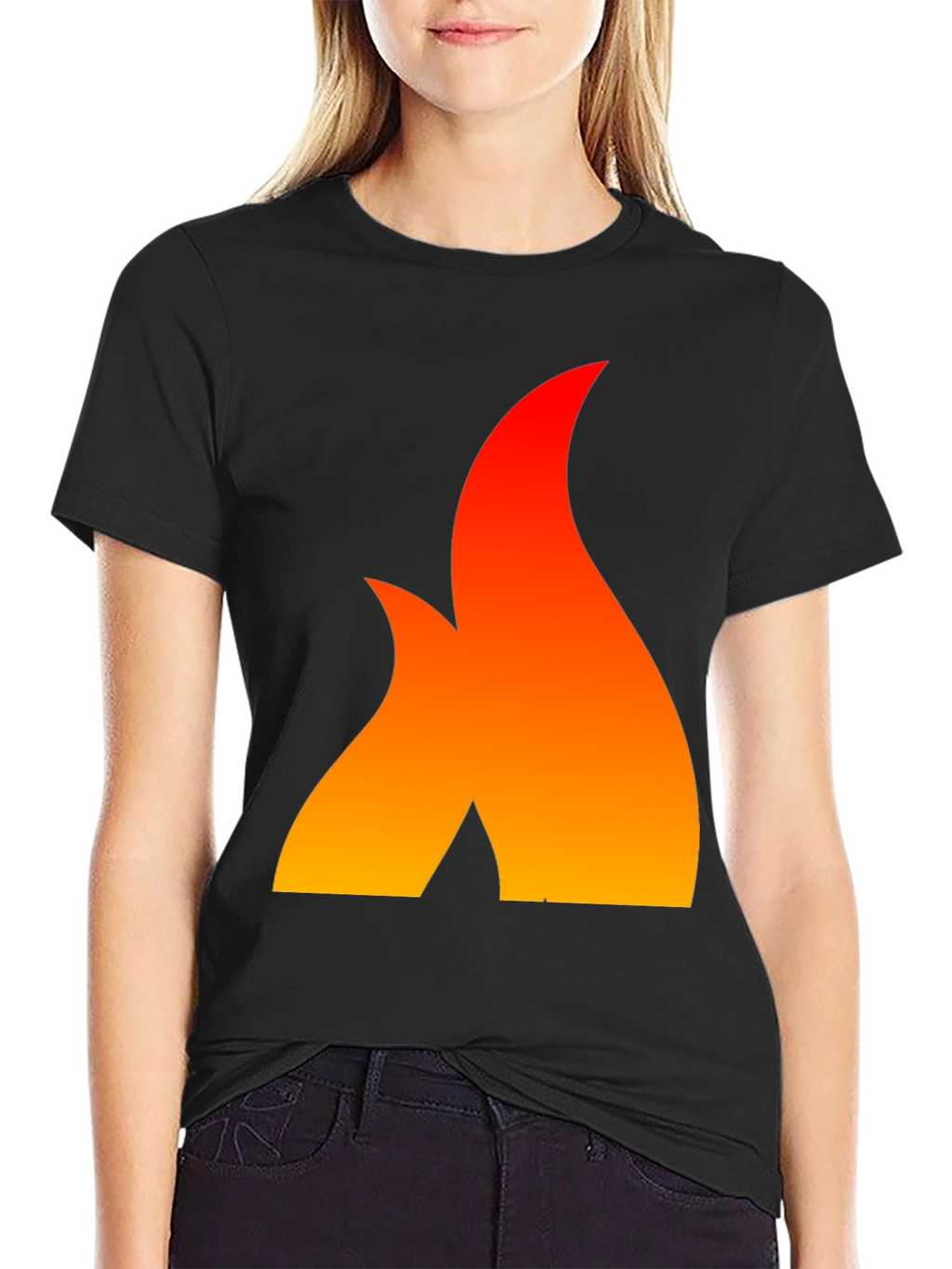 Fiery Flame Graphic Tee - Bold Statement Shirt