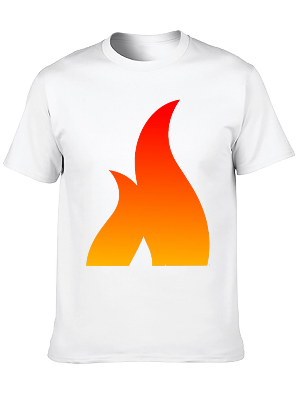 Fiery Flame Graphic Tee - Bold Statement Shirt