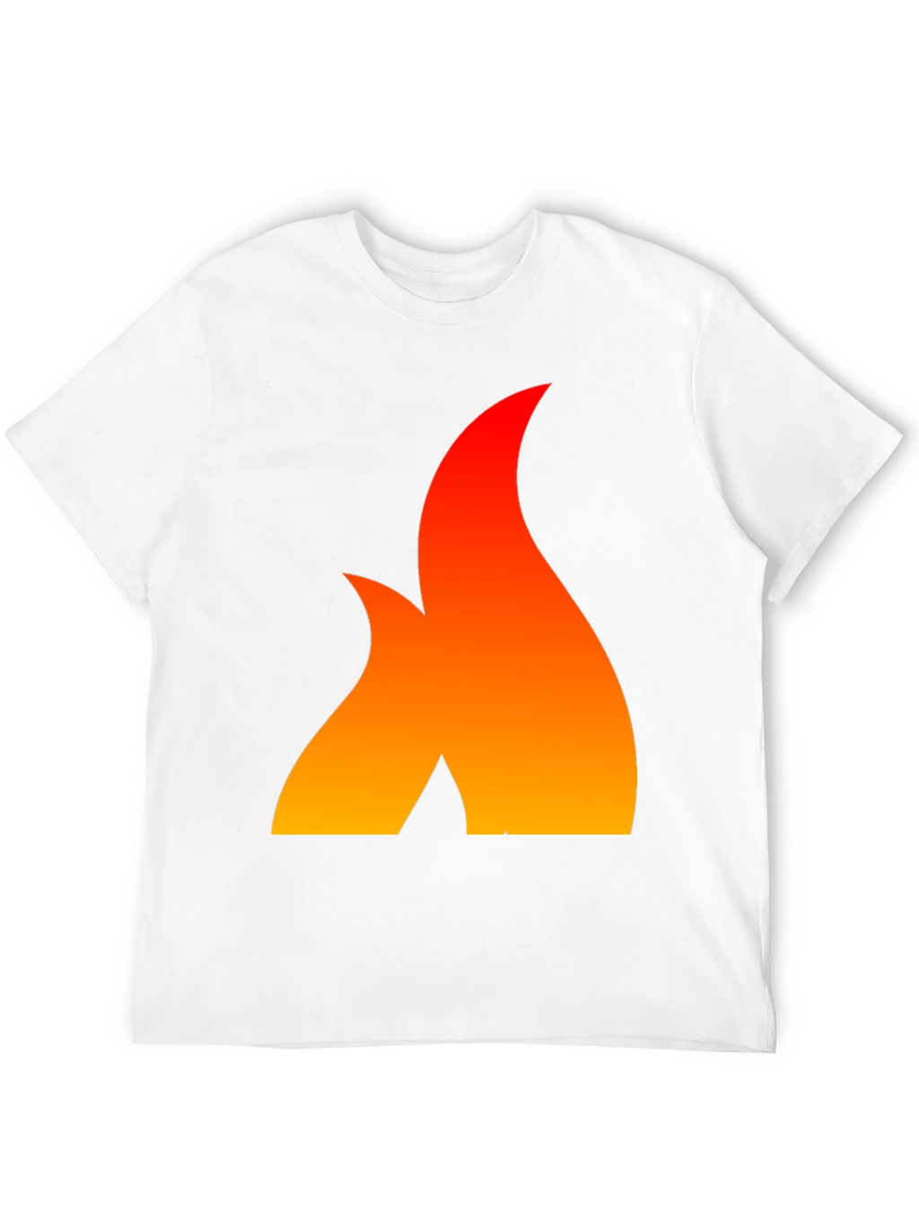 Fiery Flame Graphic Tee - Bold Statement Shirt