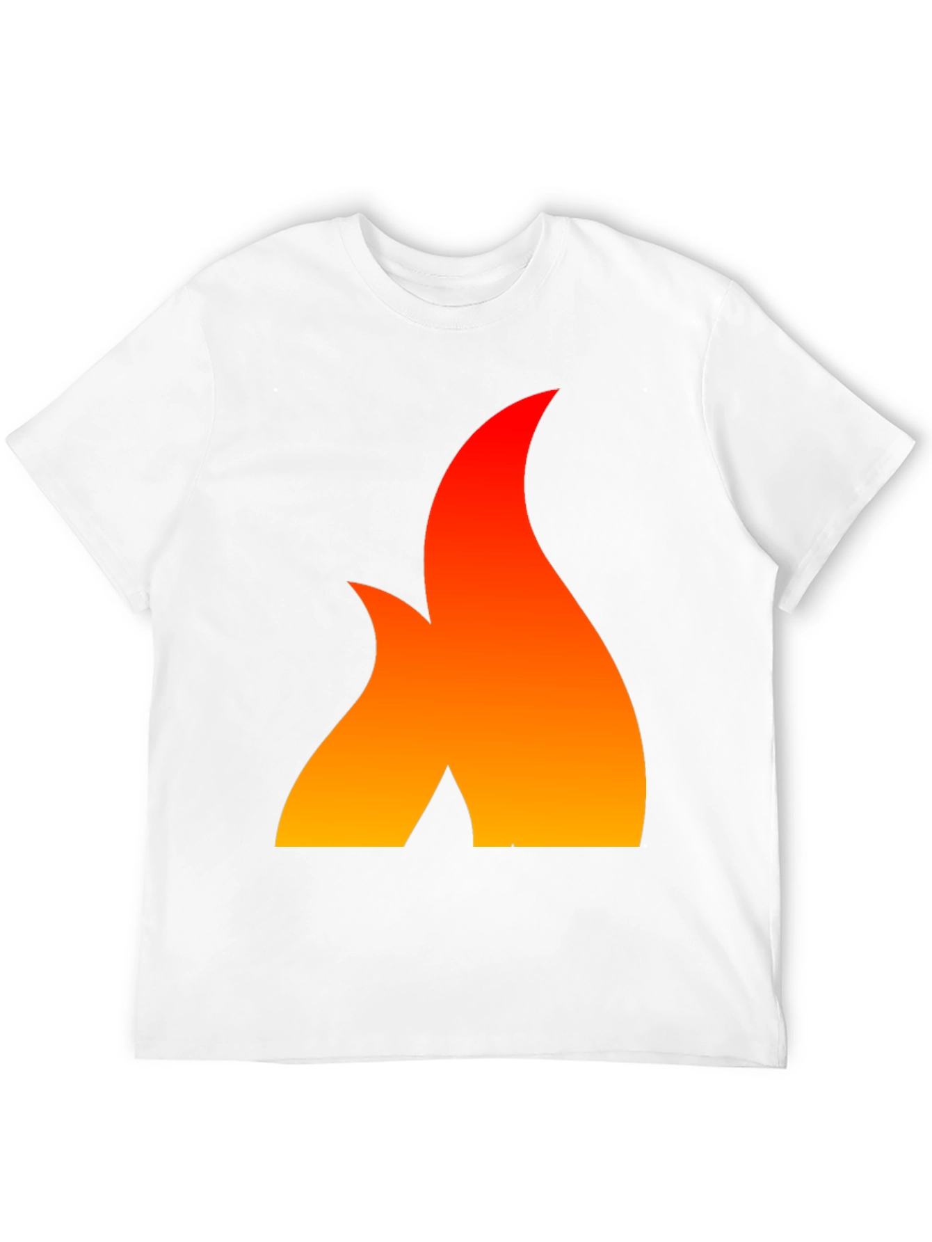 Fiery Flame Graphic Tee - Bold Statement Shirt