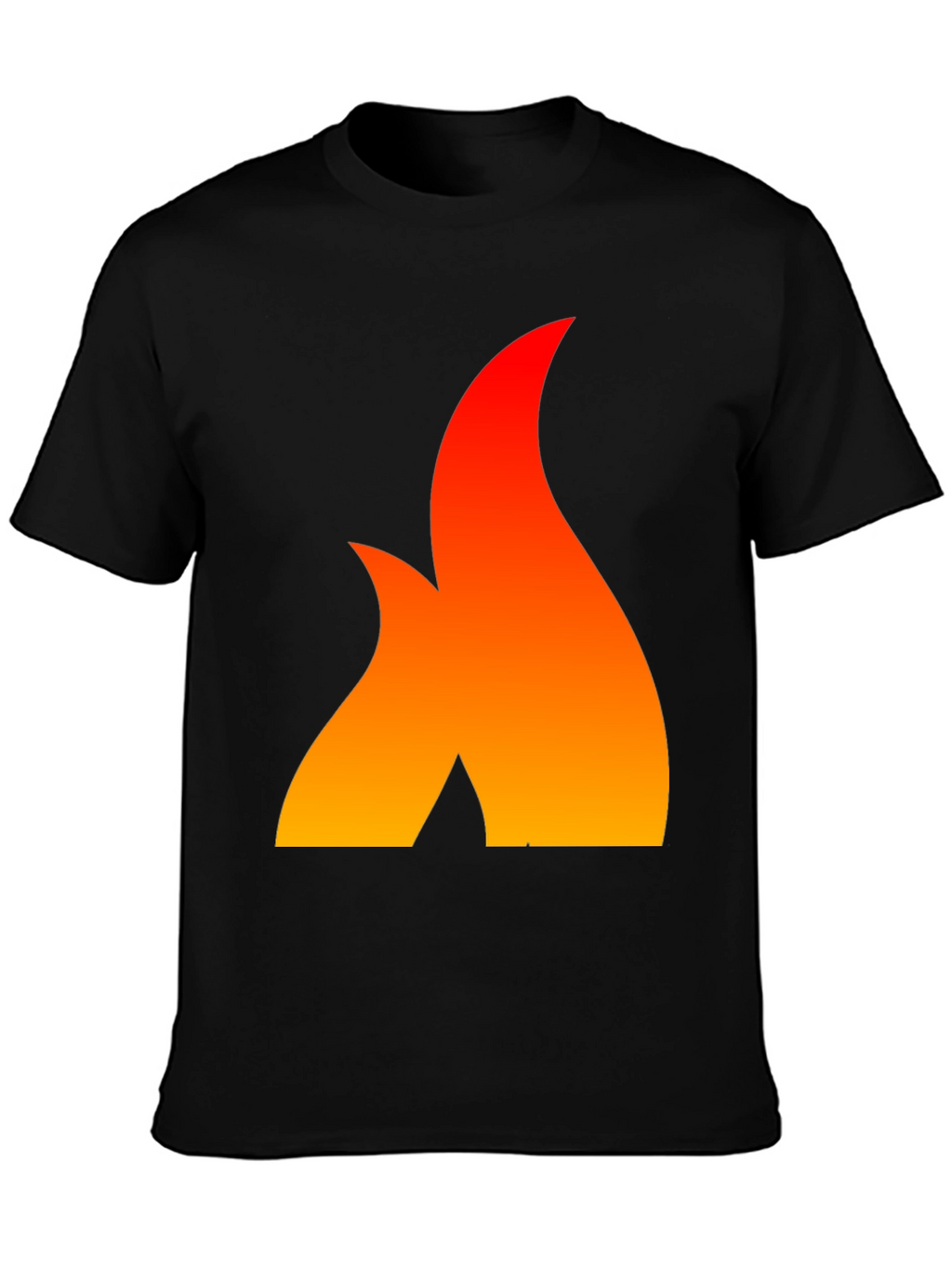Fiery Flame Graphic Tee - Bold Statement Shirt