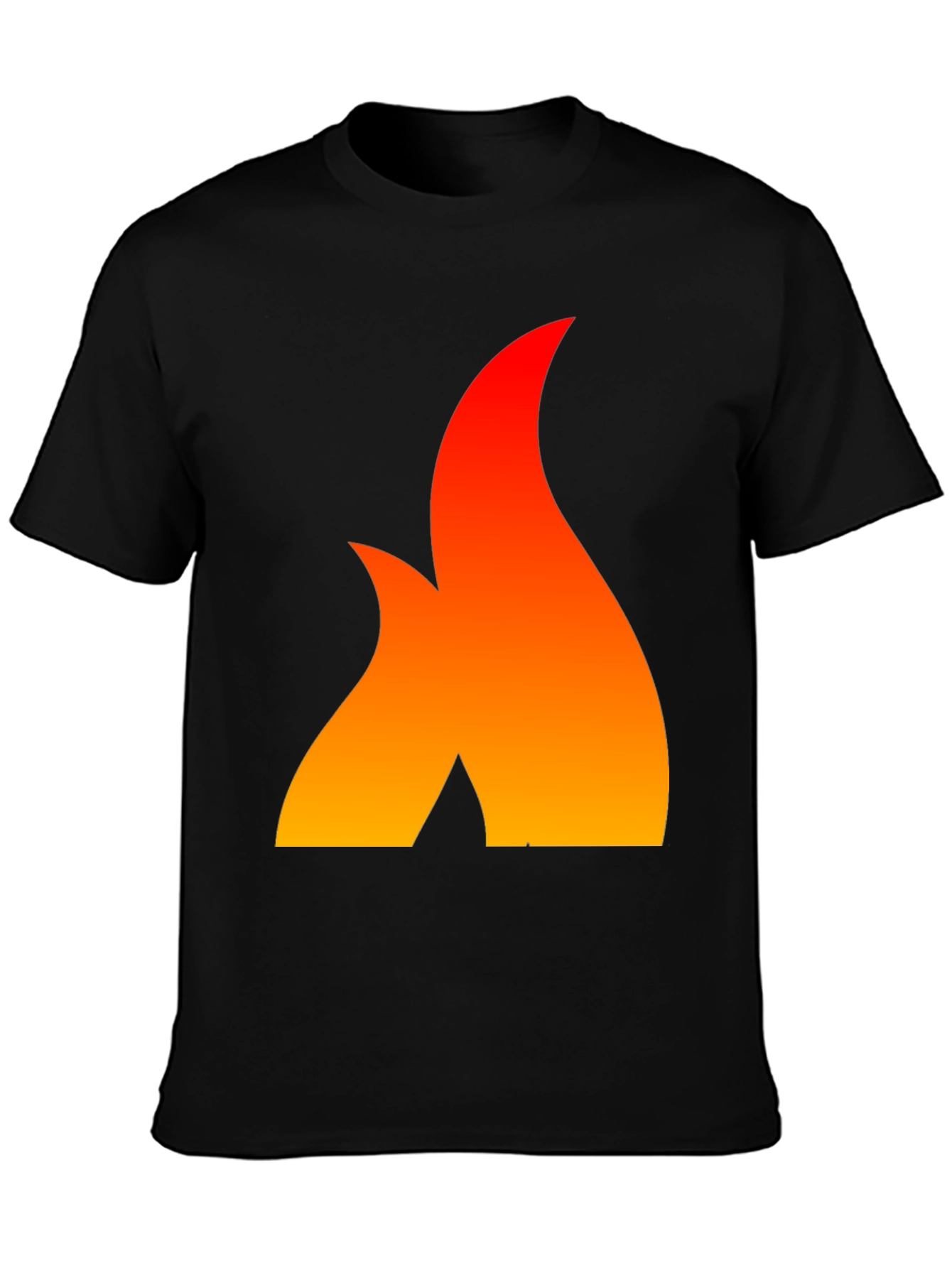 Fiery Flame Graphic Tee - Bold Statement Shirt