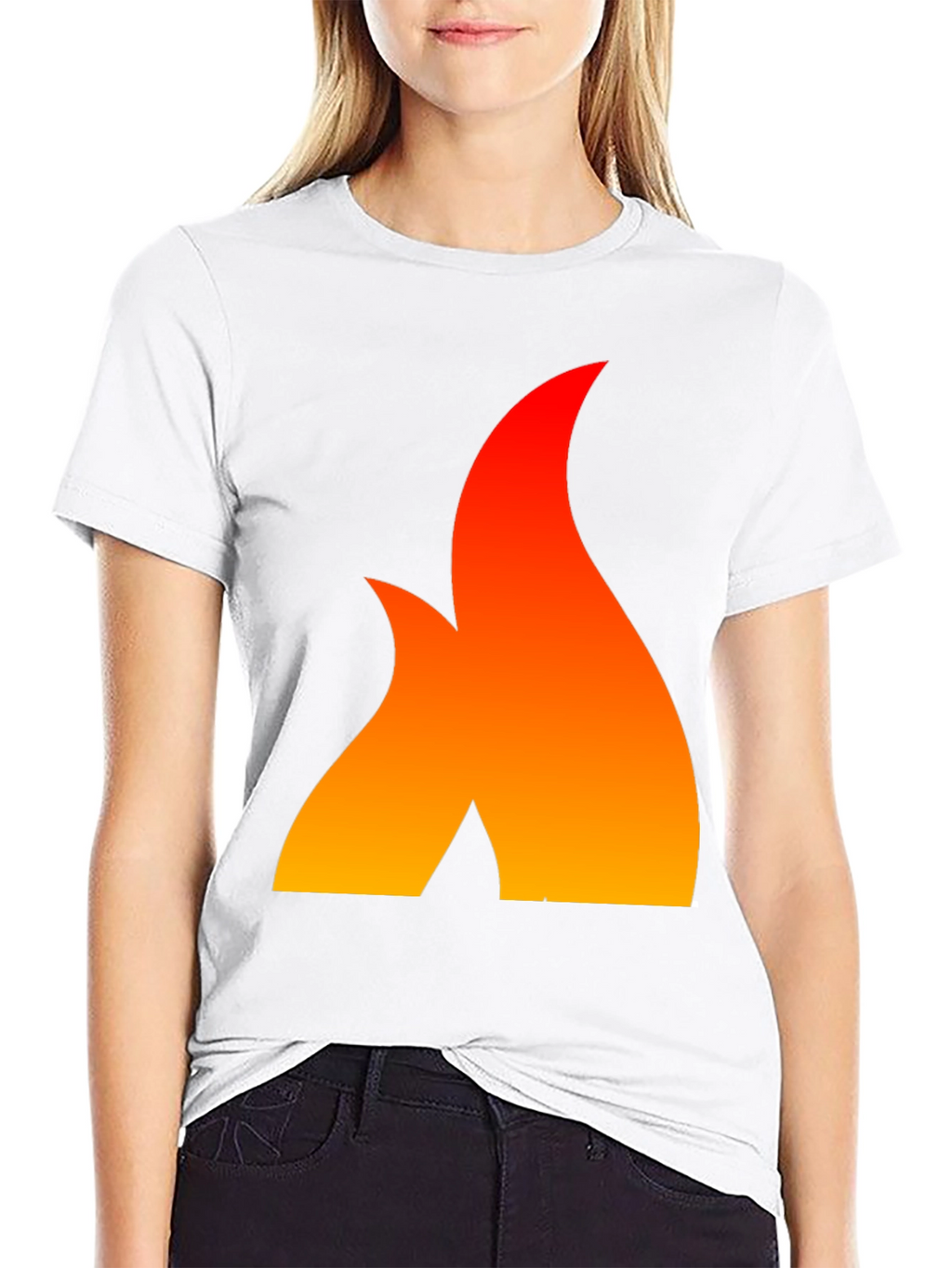 Fiery Flame Graphic Tee - Bold Statement Shirt