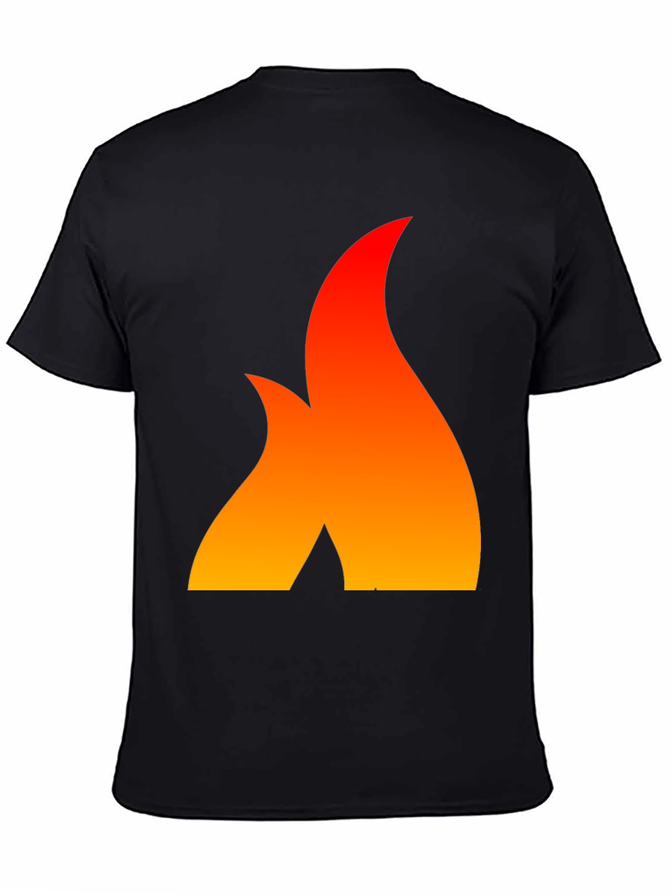 Fiery Flame Graphic Tee - Bold Statement Shirt