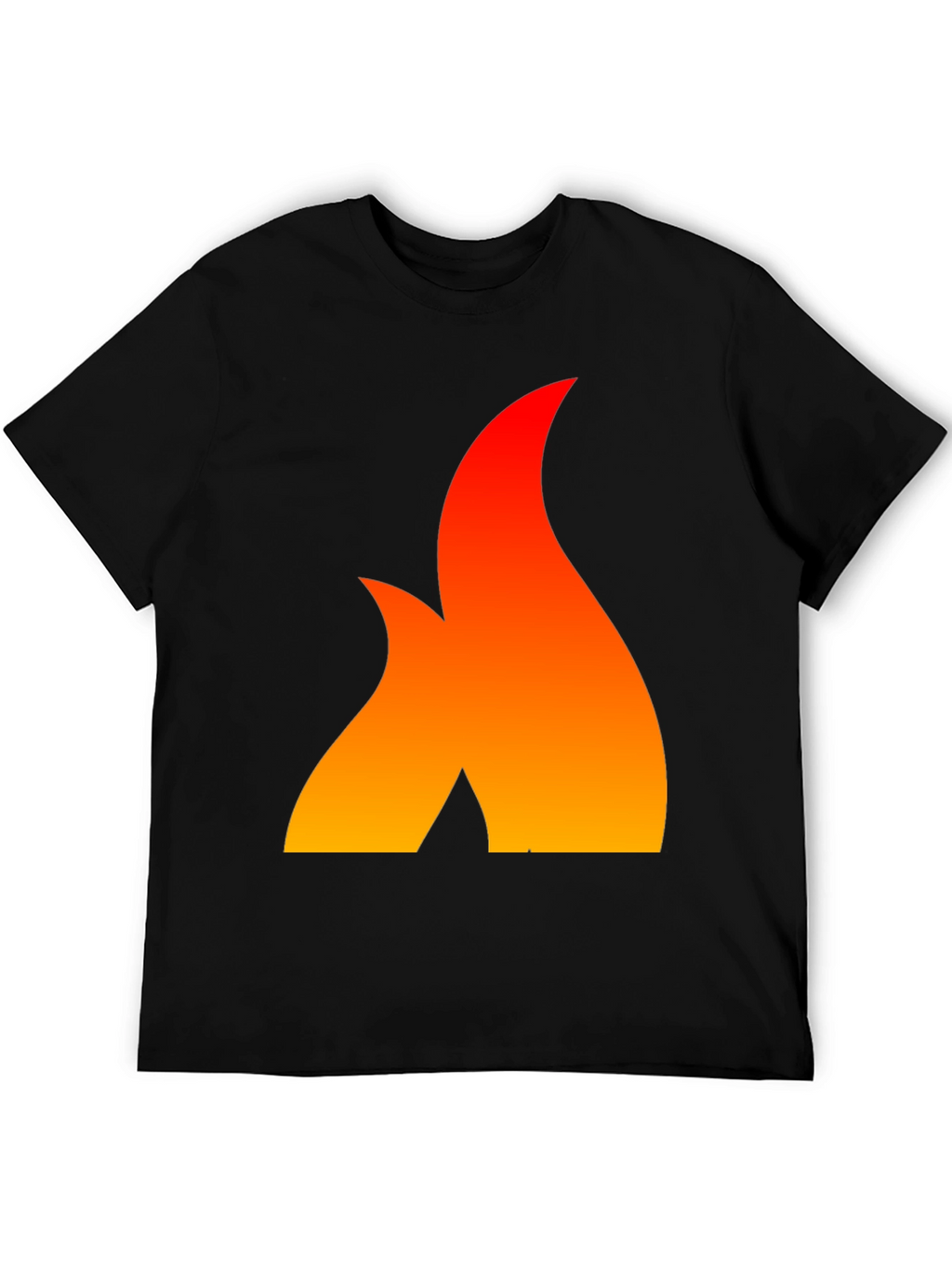 Fiery Flame Graphic Tee - Bold Statement Shirt