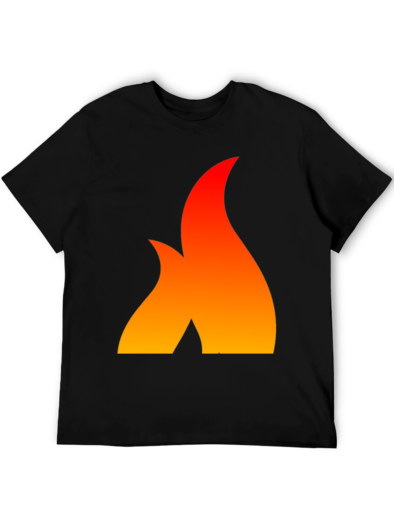 Fiery Flame Graphic Tee - Bold Statement Shirt