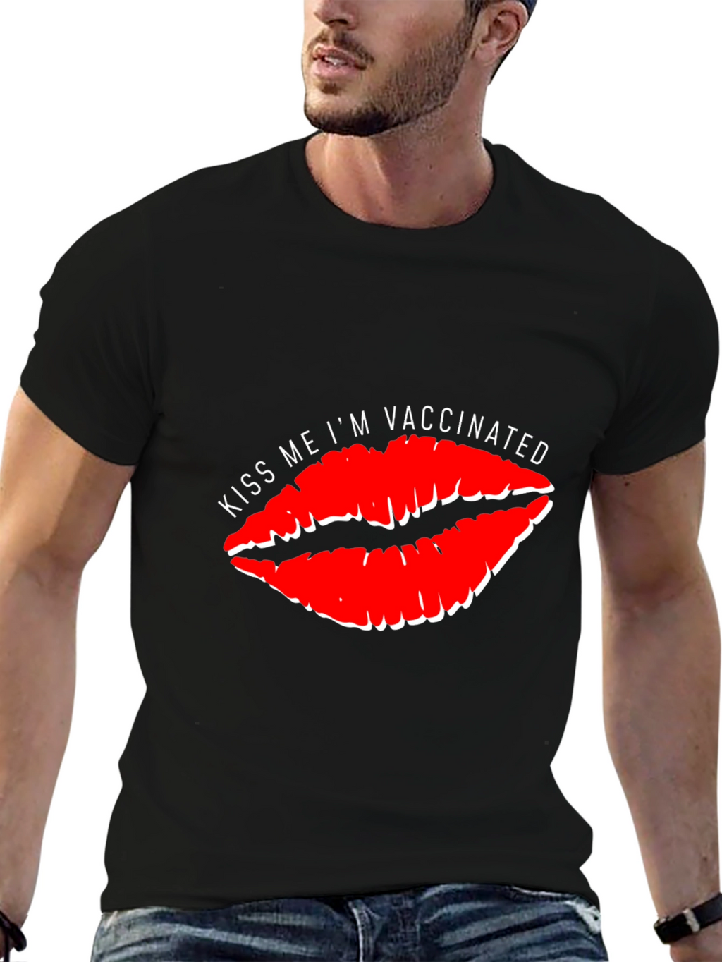 Kiss Me Im Vaccinated T-Shirt