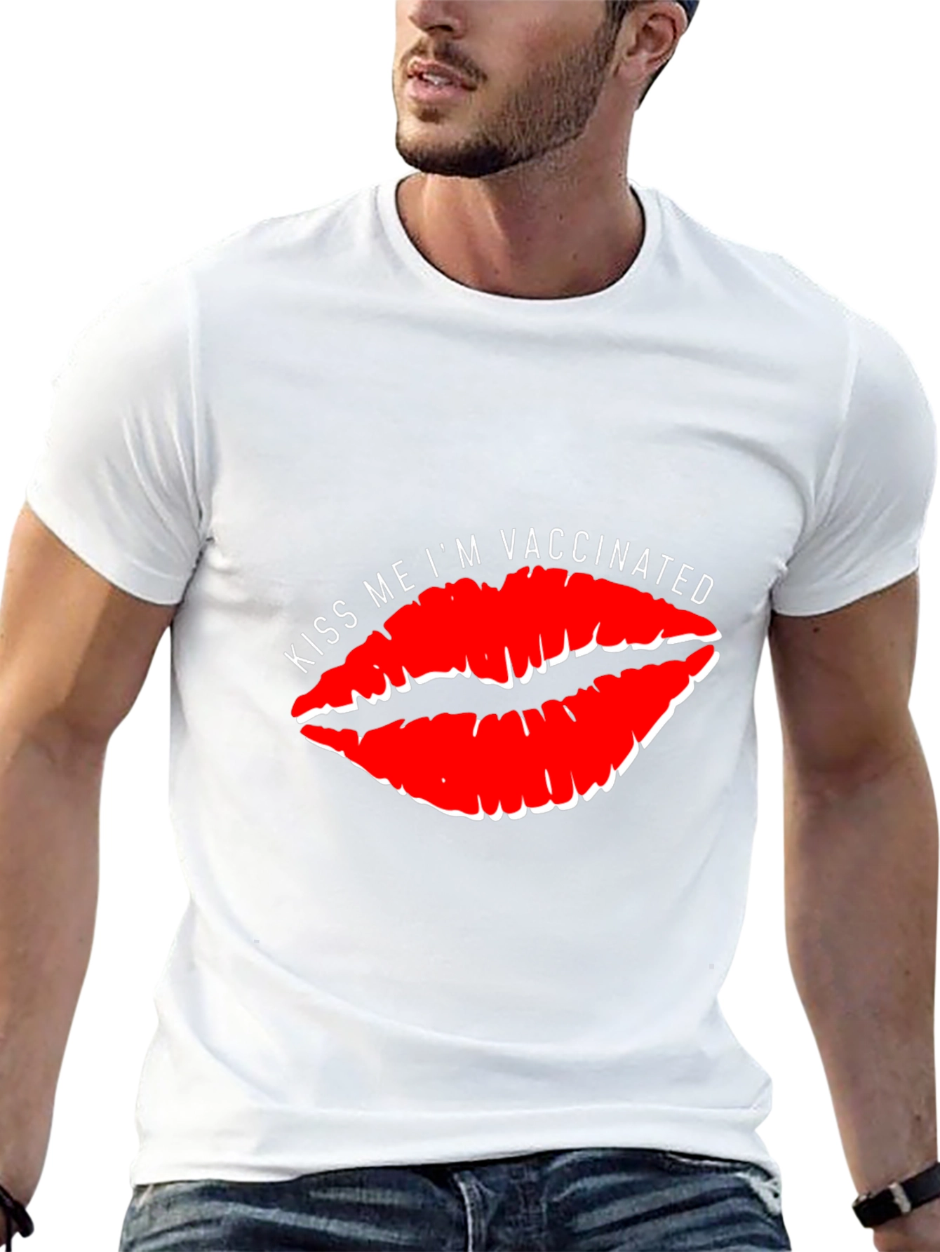 Kiss Me Im Vaccinated T-Shirt