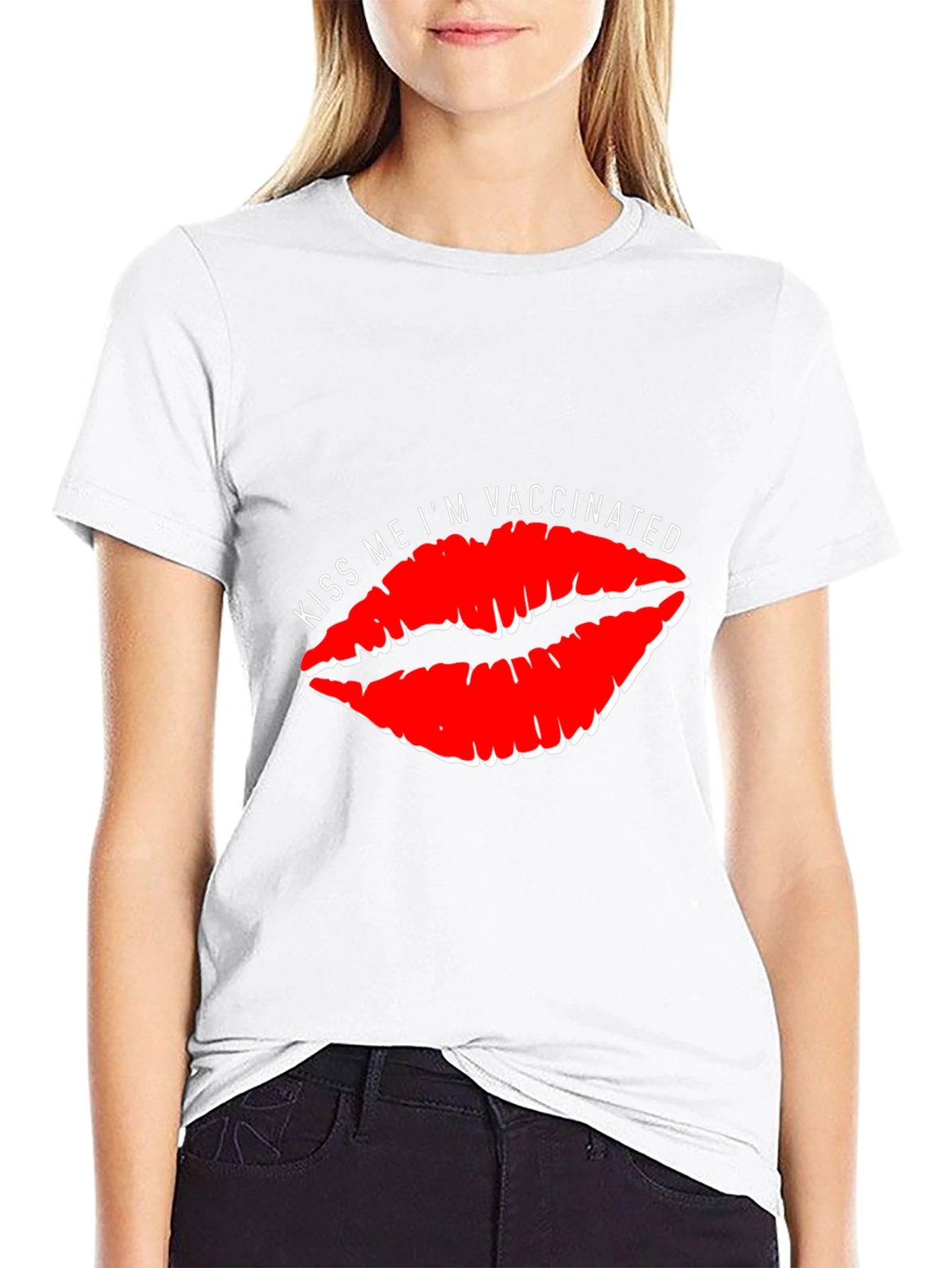 Kiss Me Im Vaccinated T-Shirt