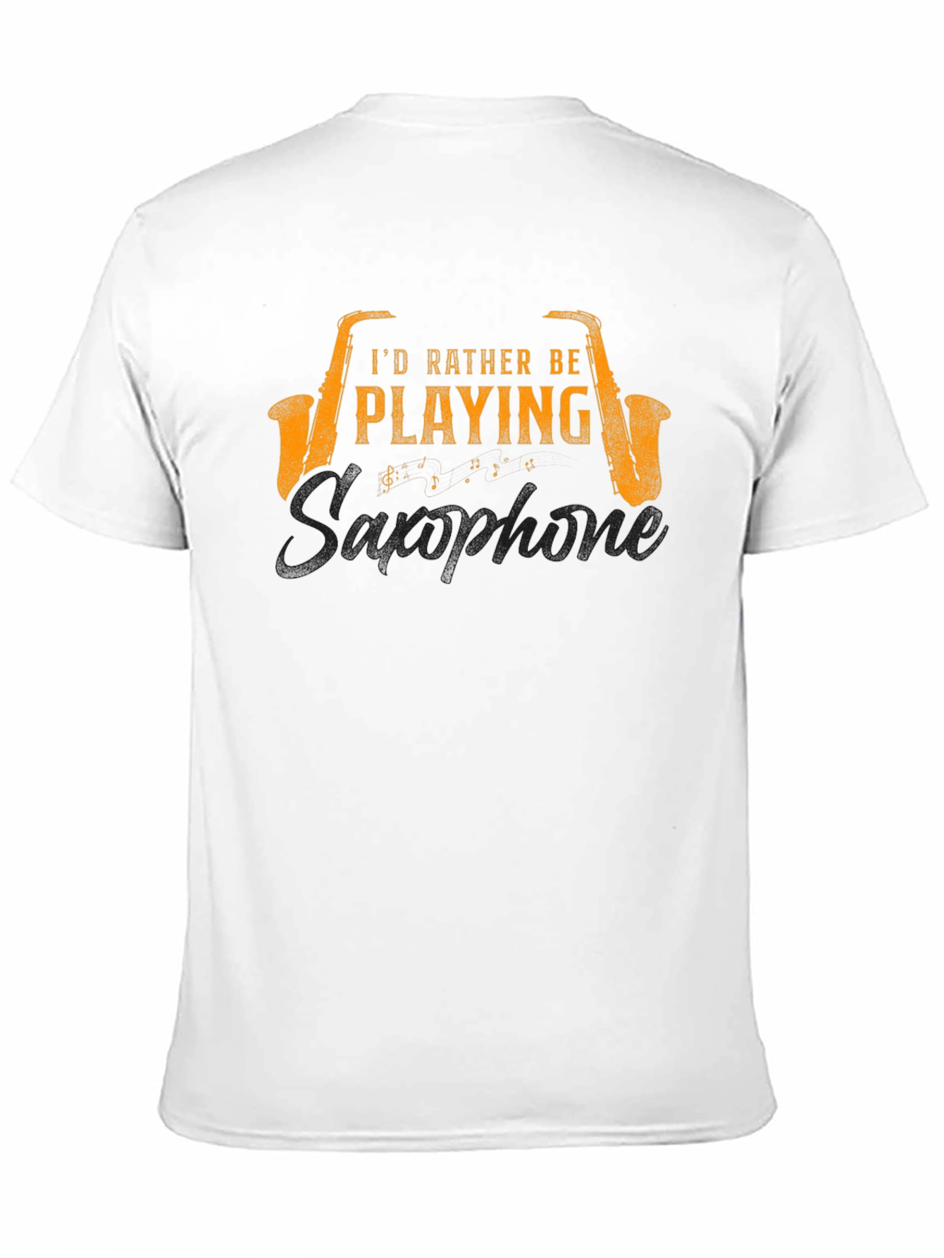 Saxophone Player Black T-Shirt - Musician Gift