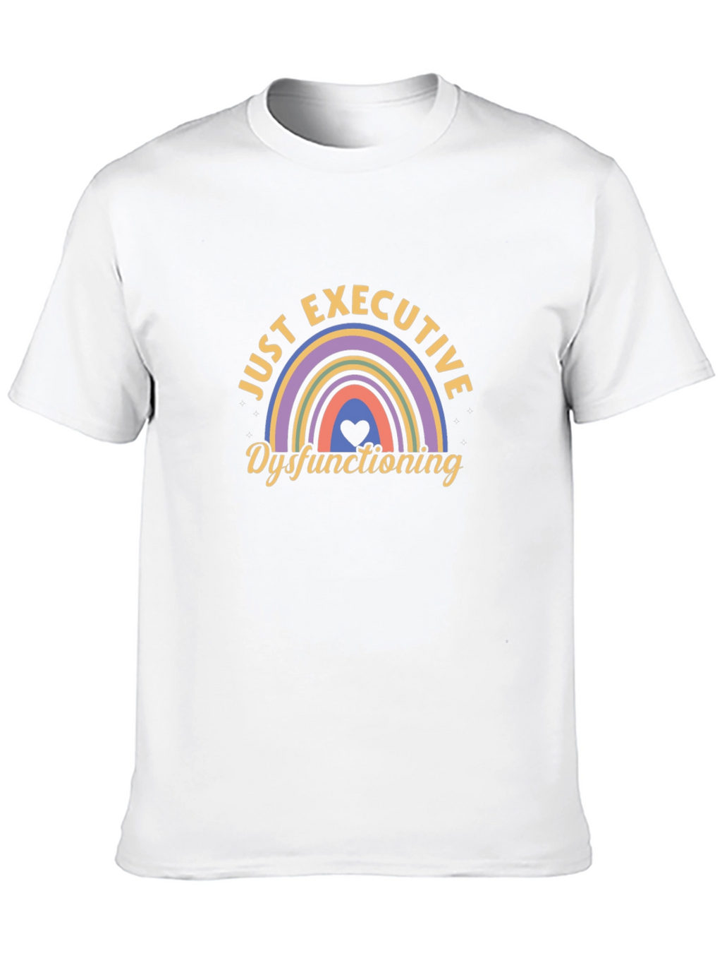 Executive Dysfunction Rainbow T-Shirt