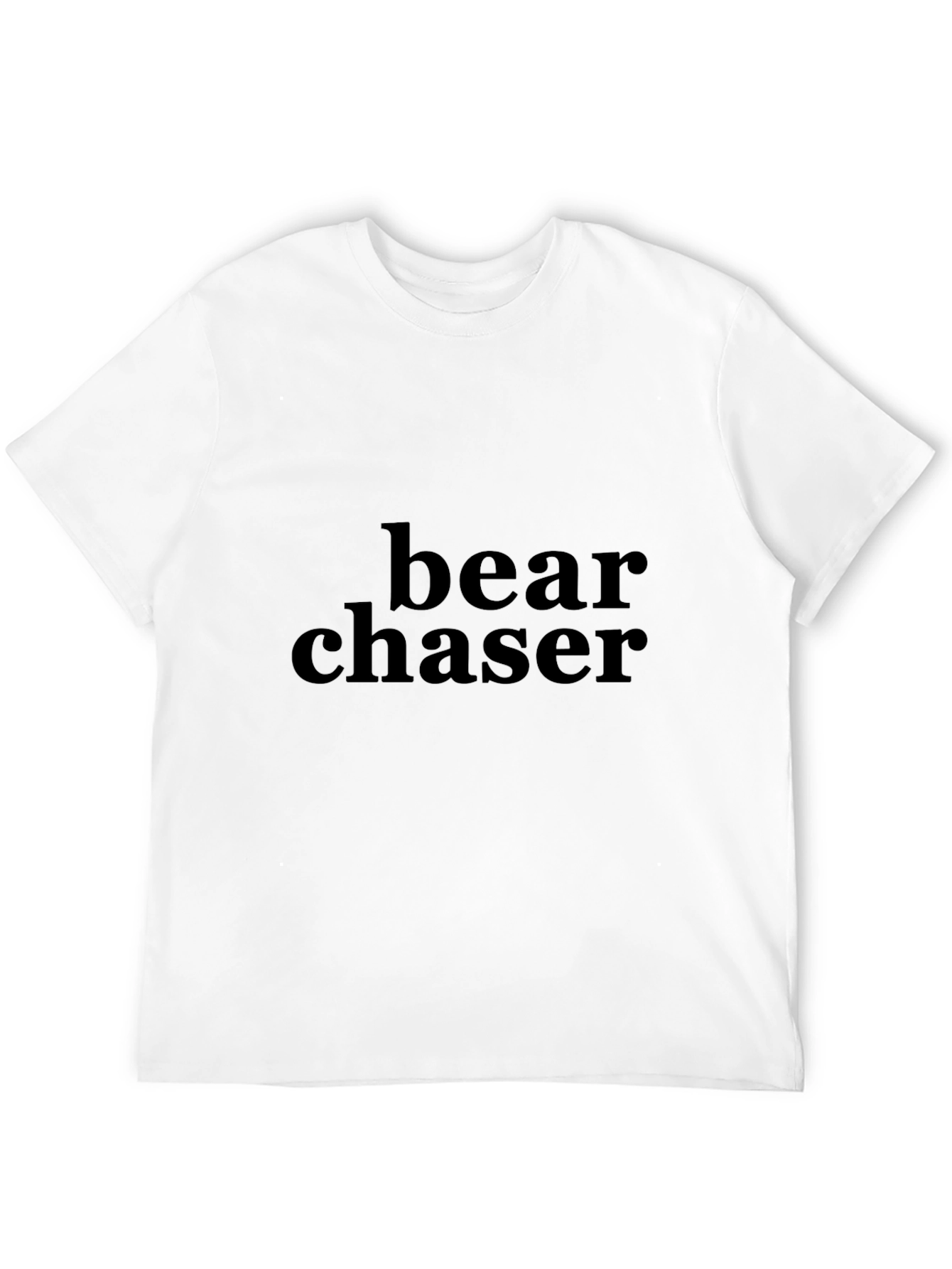 Bear Chaser Graphic Tee - Black Classic Fit