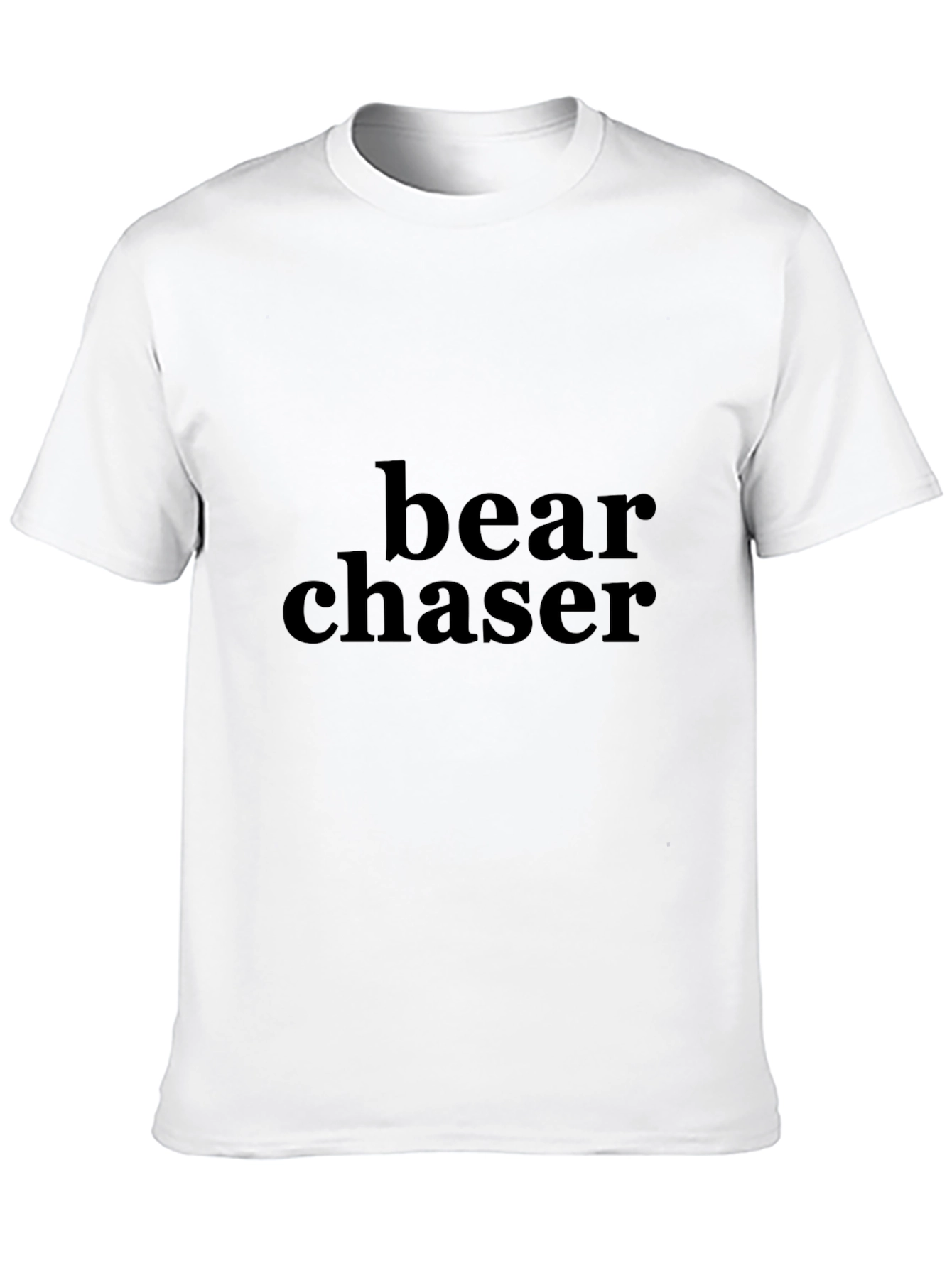 Bear Chaser Graphic Tee - Black Classic Fit