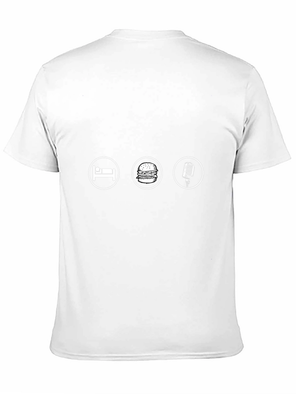 Sleep Eat Podcast Black Graphic Tee