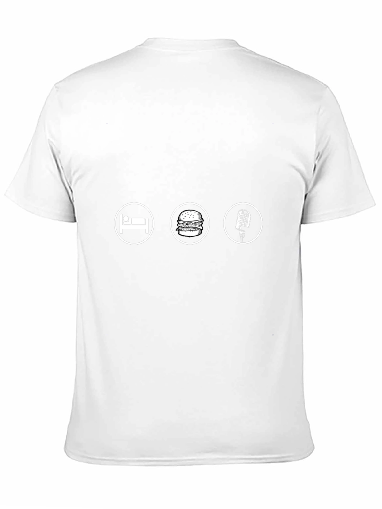 Sleep Eat Podcast Black Graphic Tee