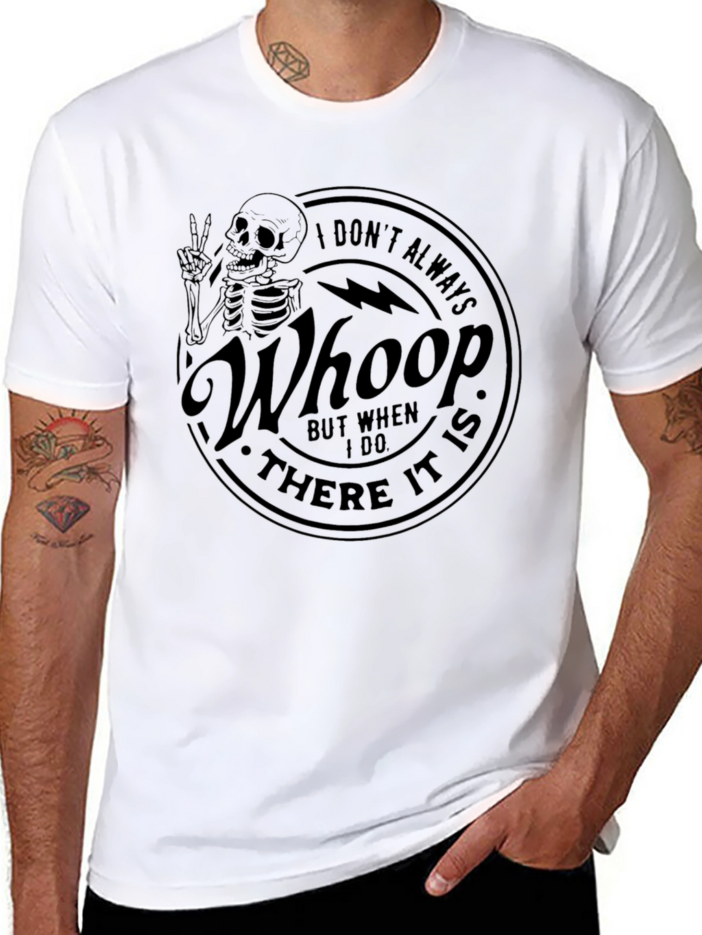 Whoop There It Is Skeleton Graphic T-Shirt
