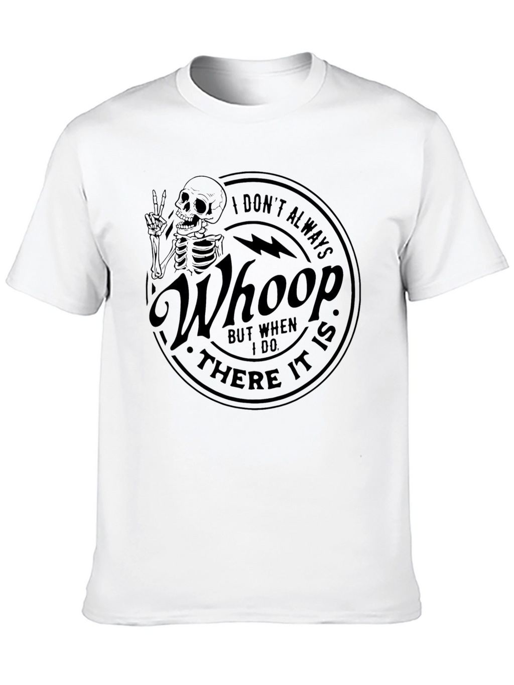 Whoop There It Is Skeleton Graphic T-Shirt