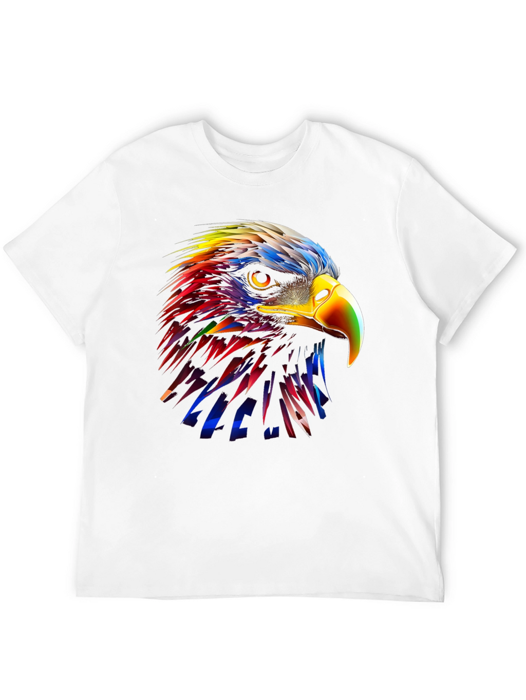 Vibrant Eagle Graphic T-Shirt - Bold Artistic Design