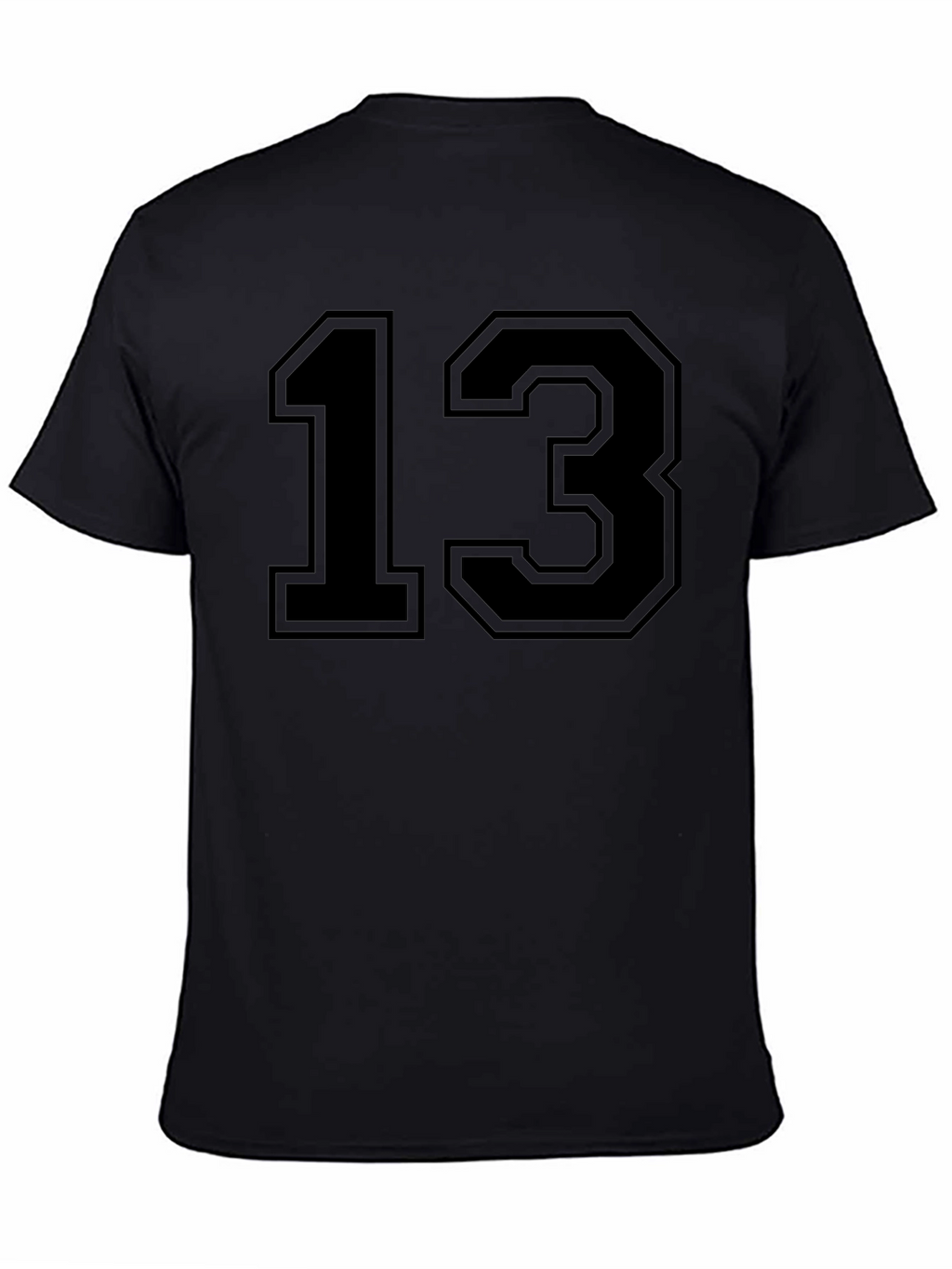 Lucky Number 13 Graphic Tee - Black