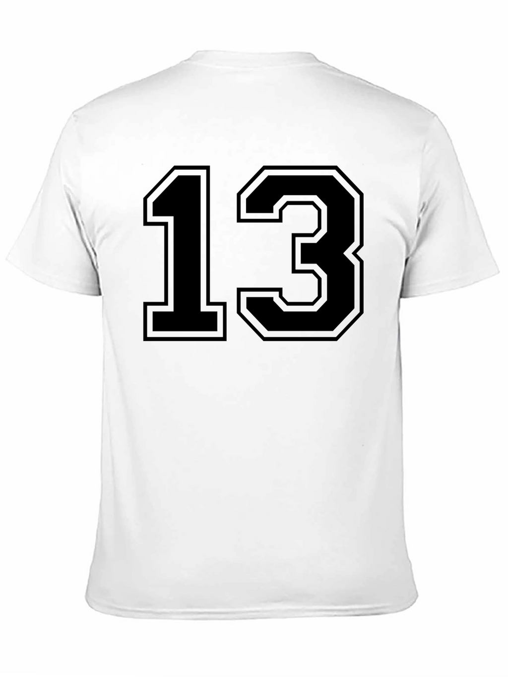 Lucky Number 13 Graphic Tee - Black