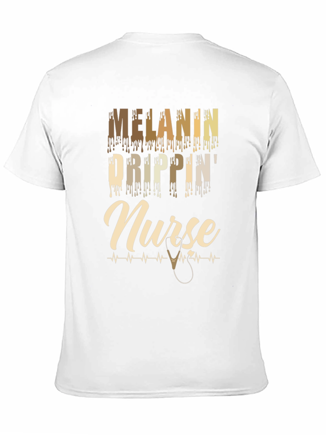 Melanin Drippin Nurse T-Shirt