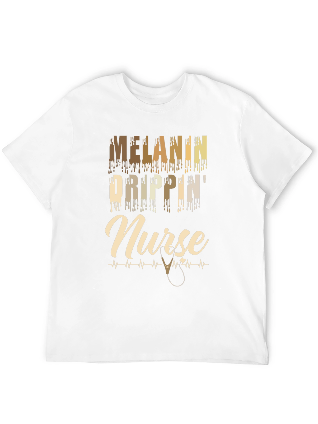 Melanin Drippin Nurse T-Shirt