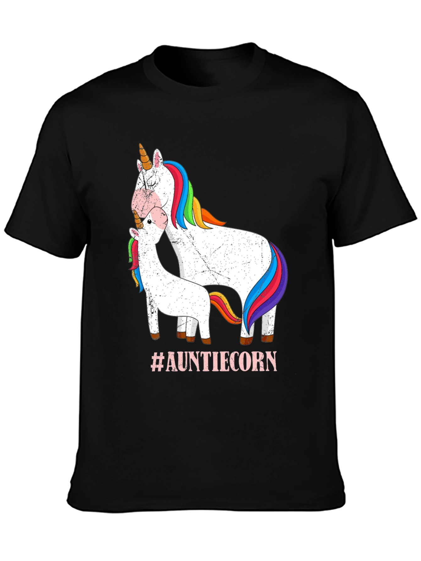Auntiecorn T-Shirt - Unicorn Aunt Love