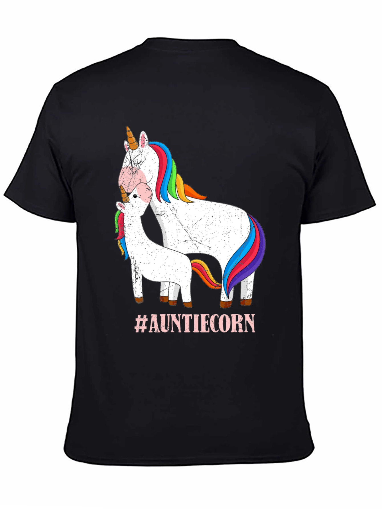 Auntiecorn T-Shirt - Unicorn Aunt Love
