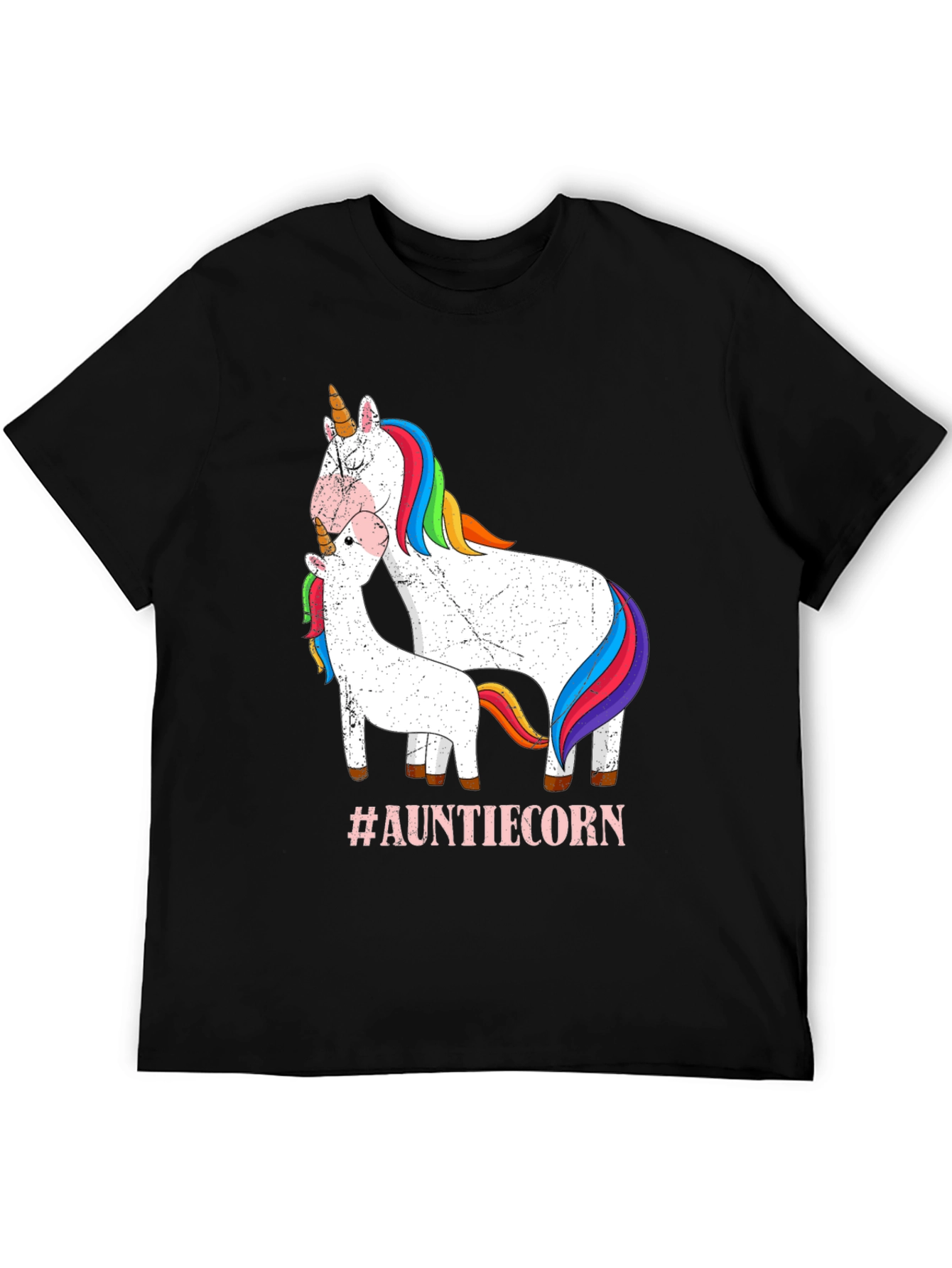 Auntiecorn T-Shirt - Unicorn Aunt Love
