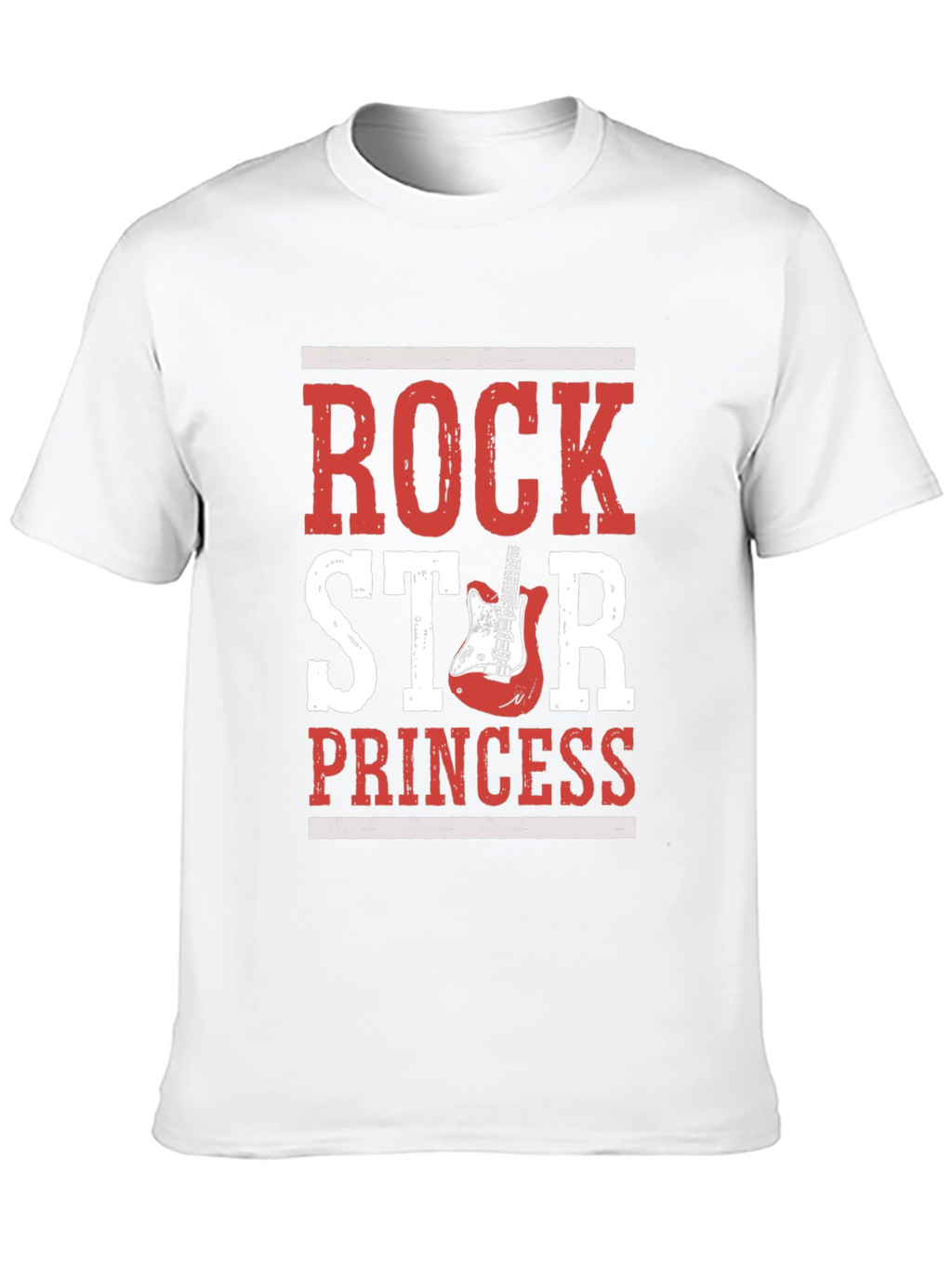 Rock Star Princess Graphic T-Shirt - Black