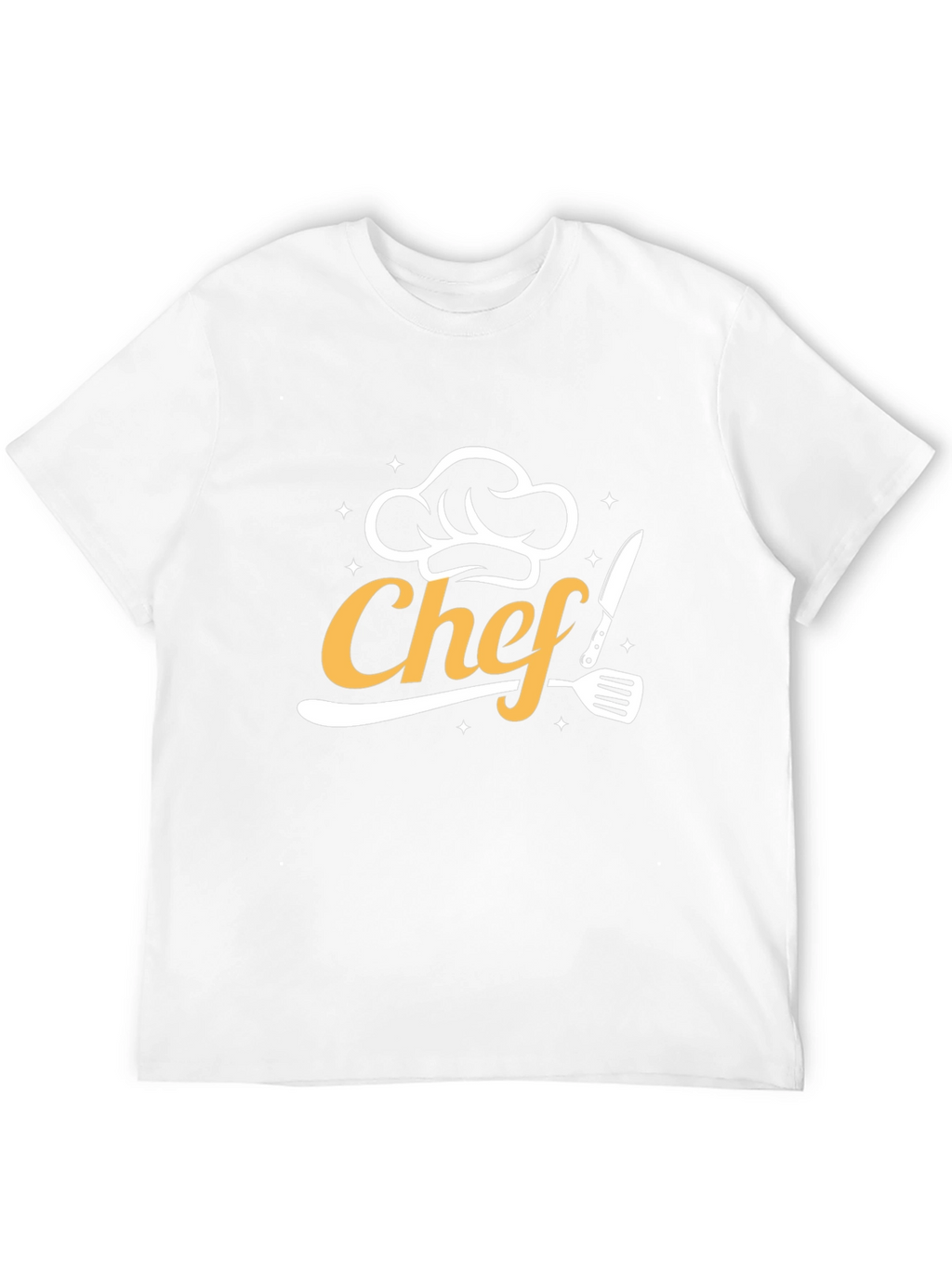 Chef Graphic T-Shirt - Black Cotton Blend Tee