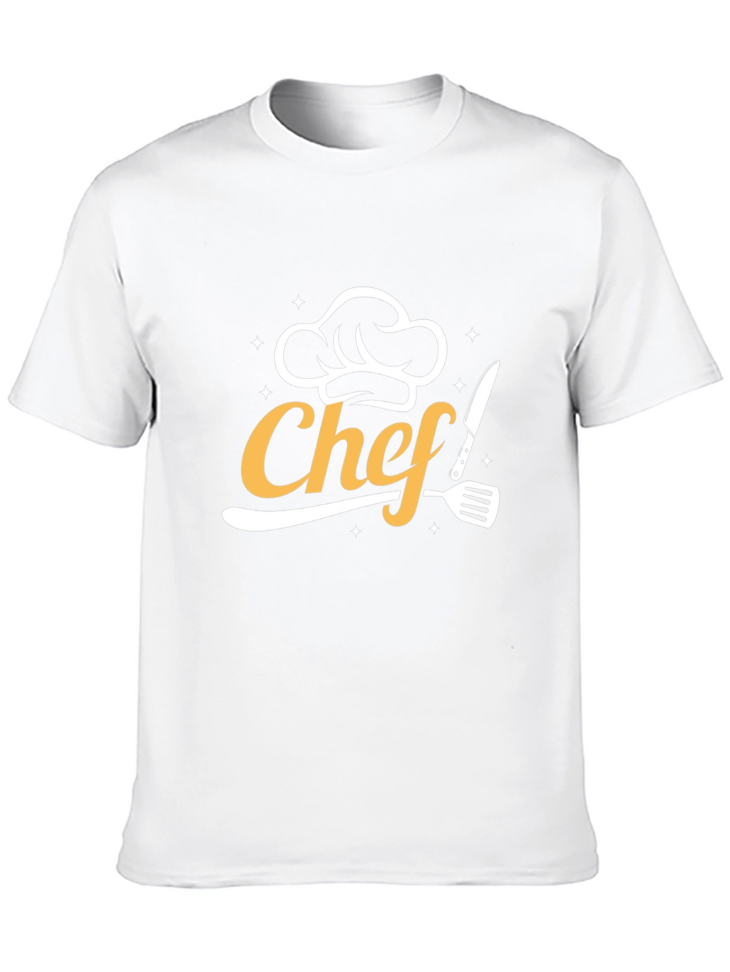 Chef Graphic T-Shirt - Black Cotton Blend Tee