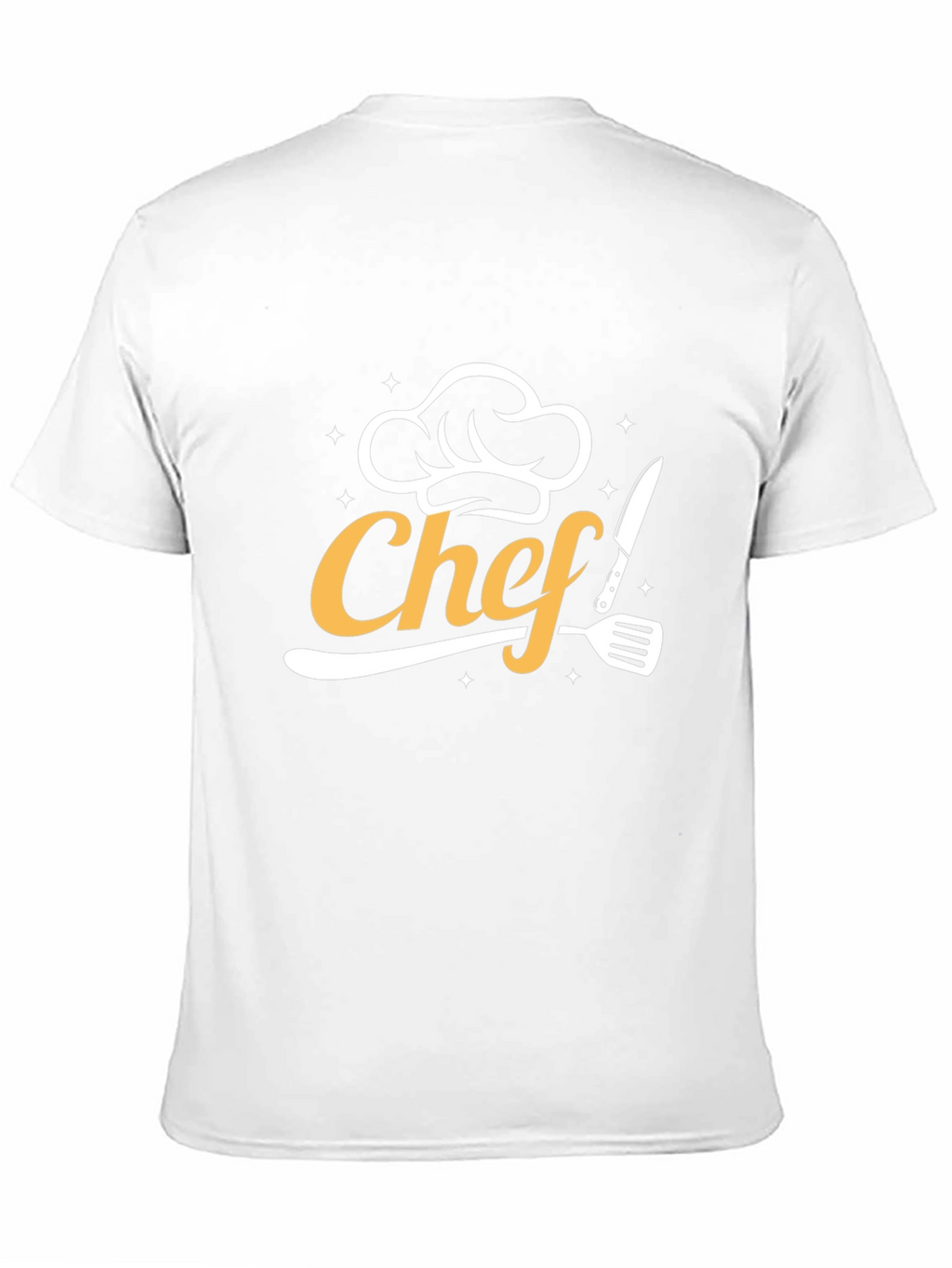 Chef Graphic T-Shirt - Black Cotton Blend Tee