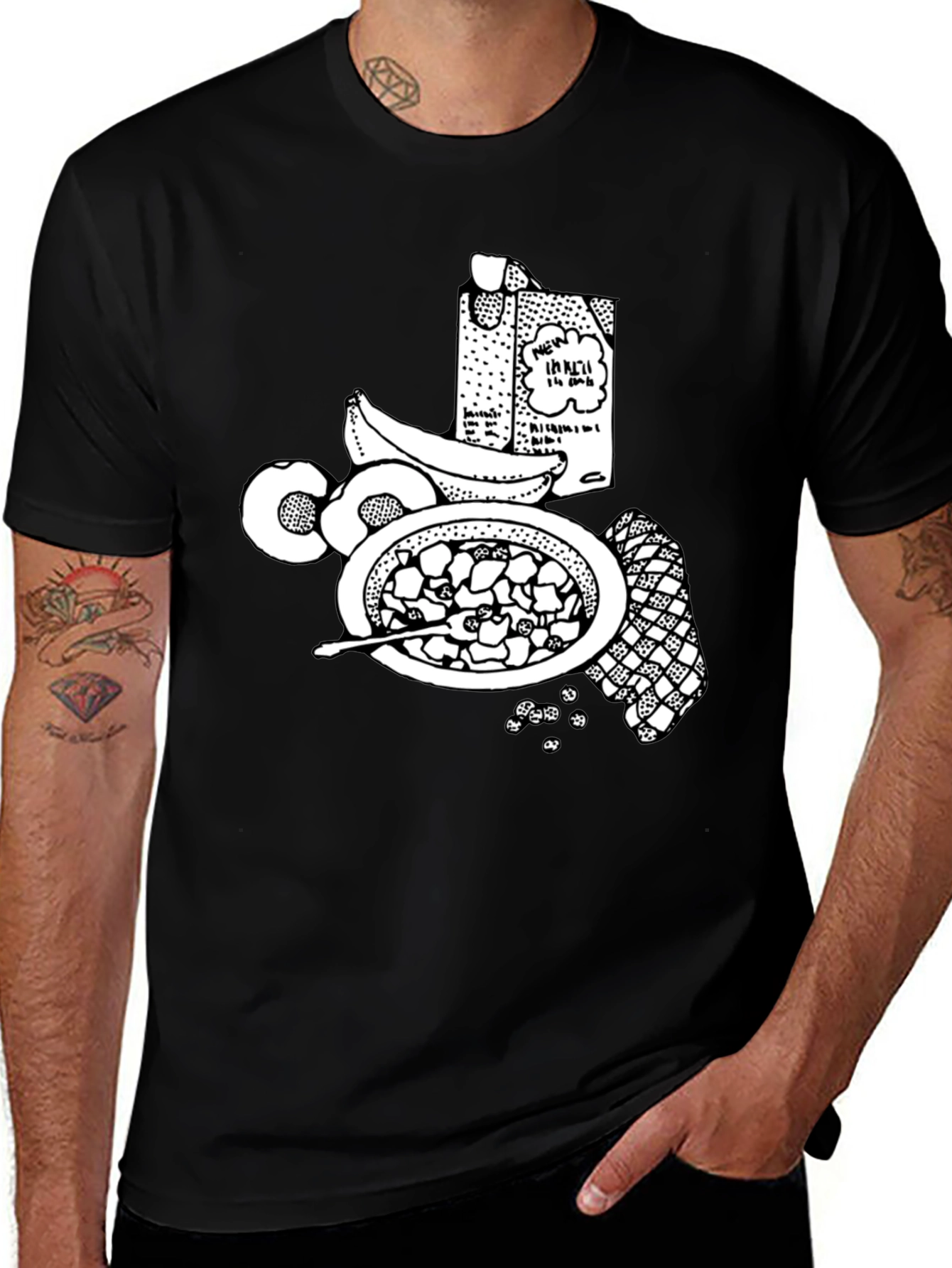Fruit Bowl T-Shirt - Black