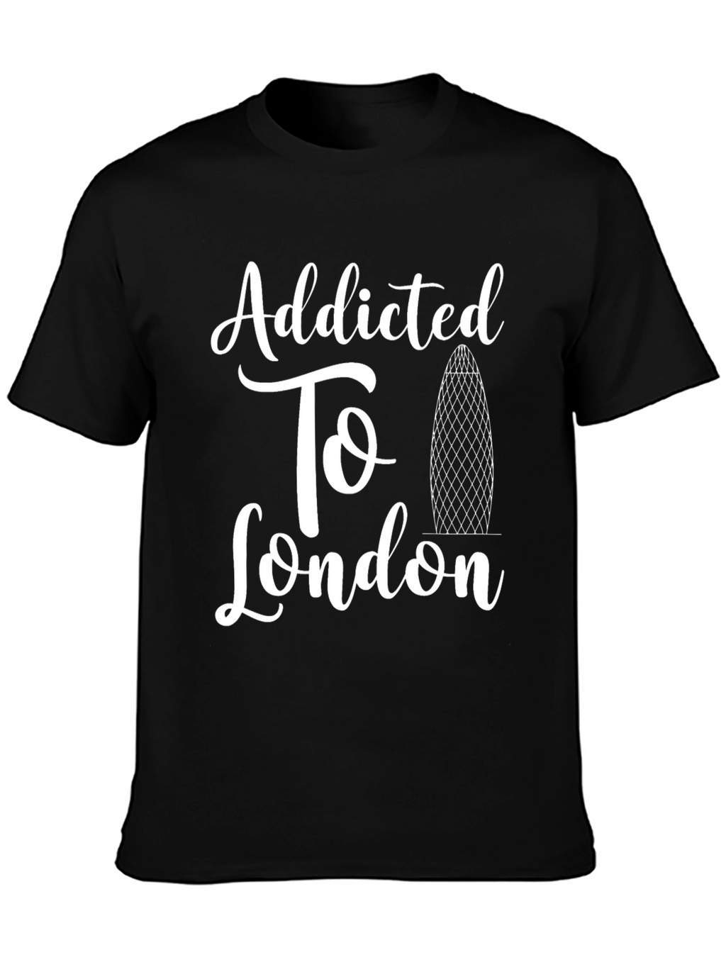Addicted to London T-Shirt - Black Graphic Tee
