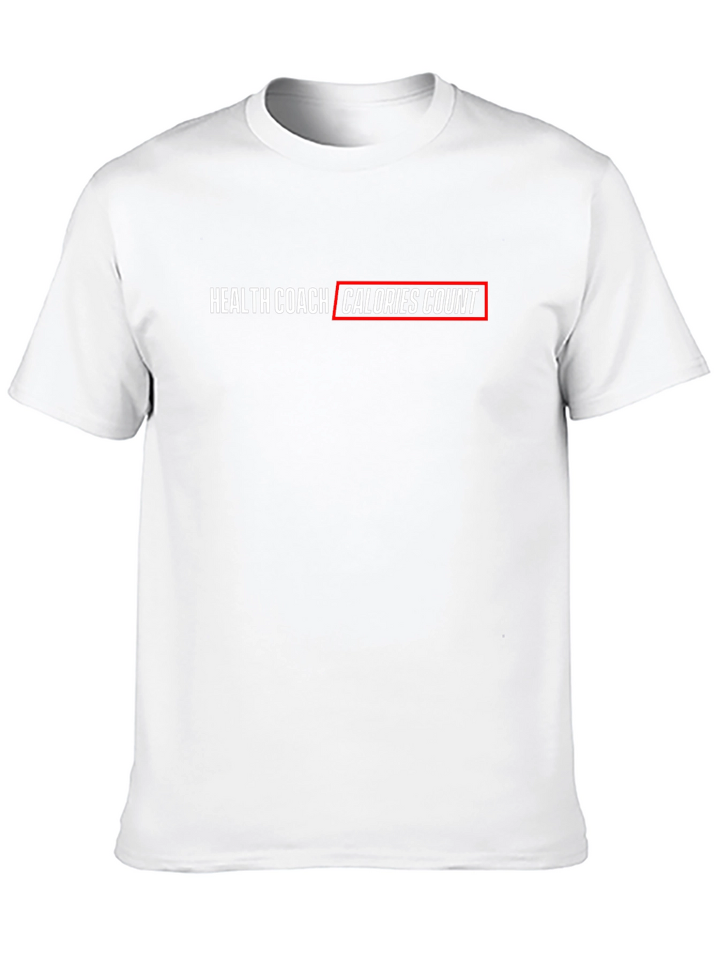 Health Coach Calorie Count T-Shirt - Black